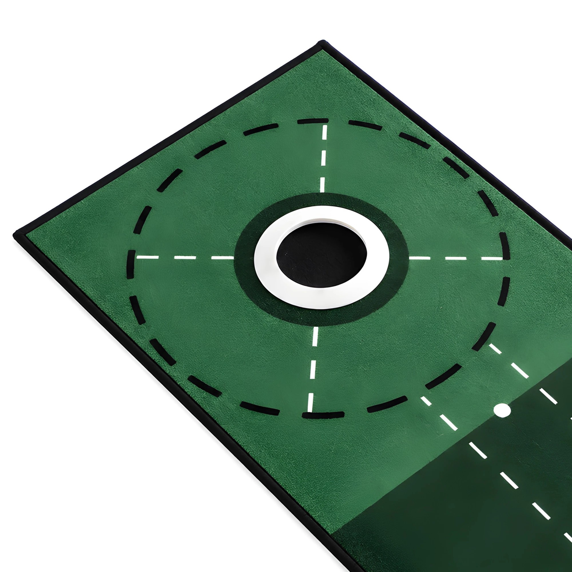 4 Centra Golf Putting Mat 3m Indoor Non Slip Backing for Home Office,Green, 4 of 8