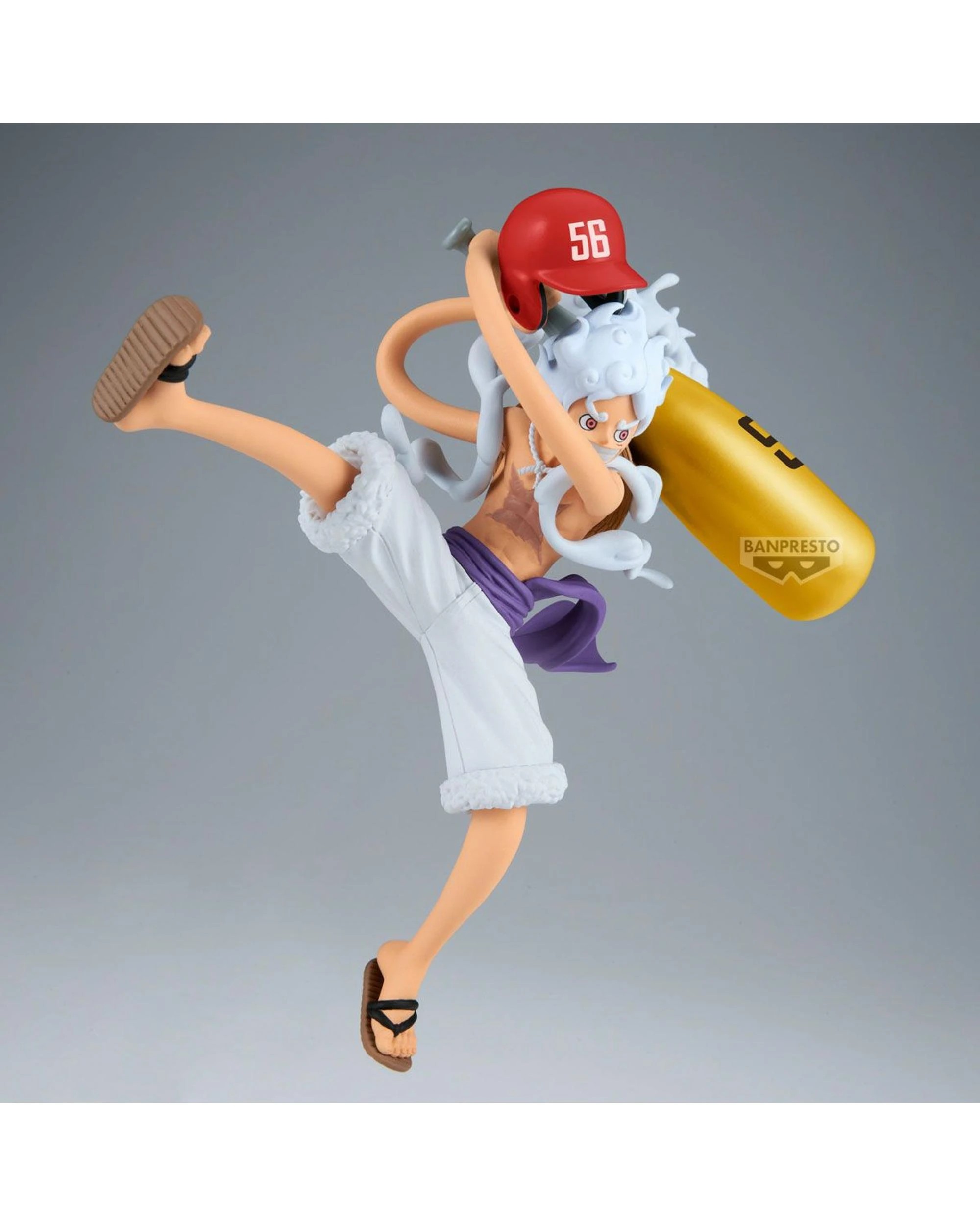 5 Banpresto Battle Record Collection One Piece Monkey D Luffy Gear 5 II Figure, 5 of 5