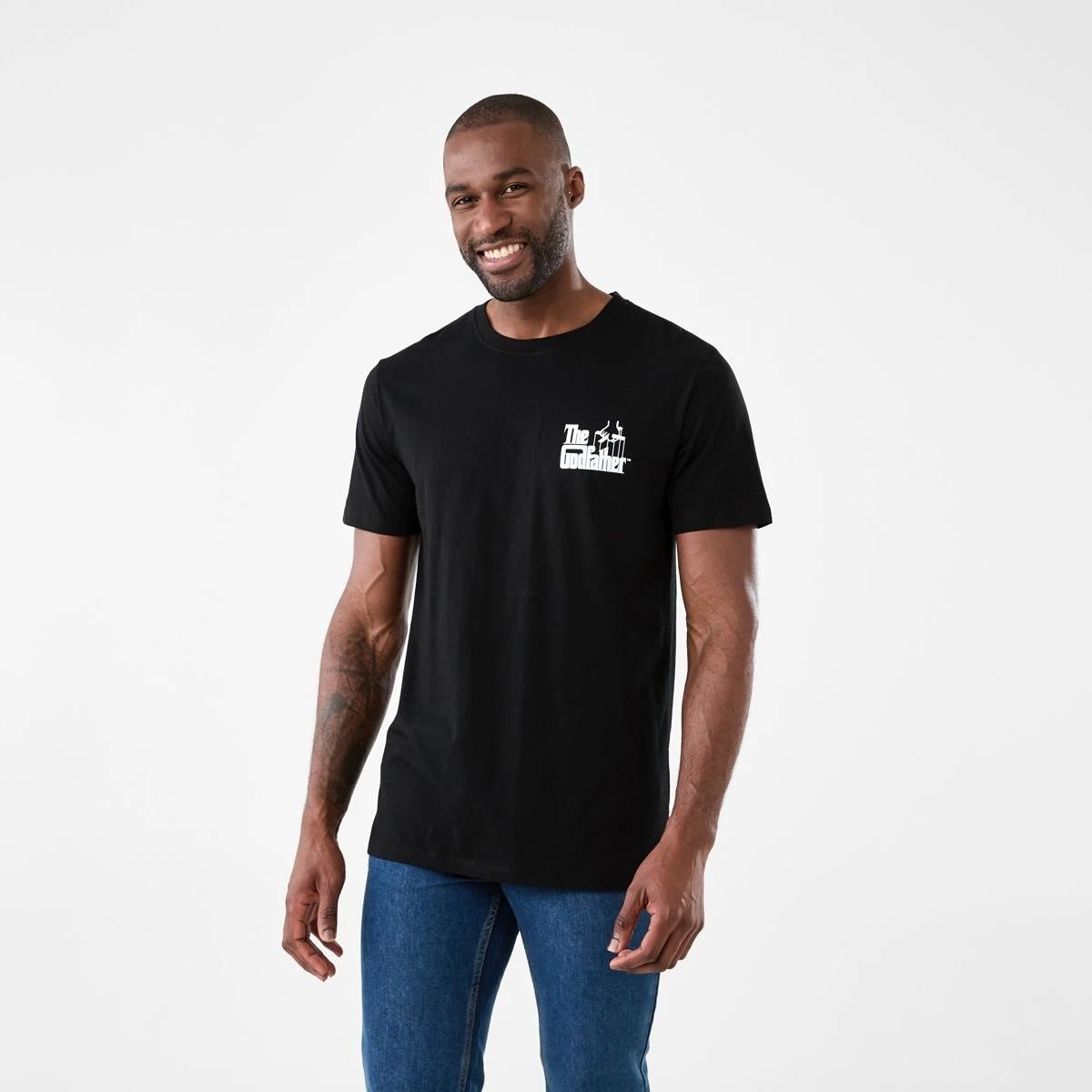 1 The Godfather License T-shirt Black, 1 of 6