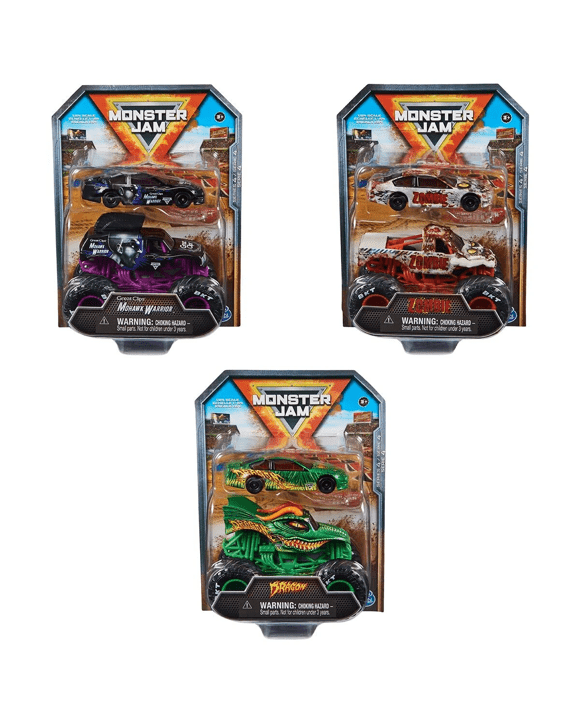 Monster Jam 1:64 Scale Truck and Race Car Set - Assorted - Kmart