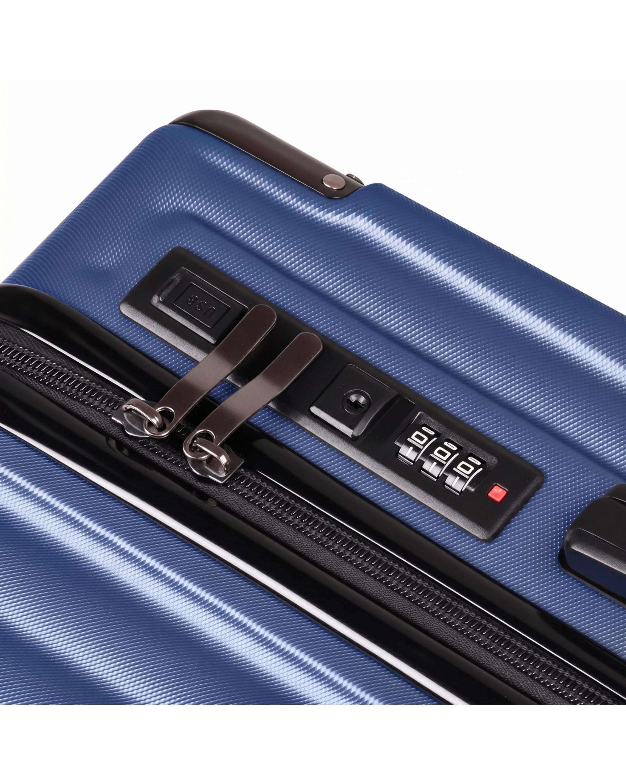 4 Advwin 2 Pcs Luggage Set 20inch 14Inch - Blue, 4 of 8