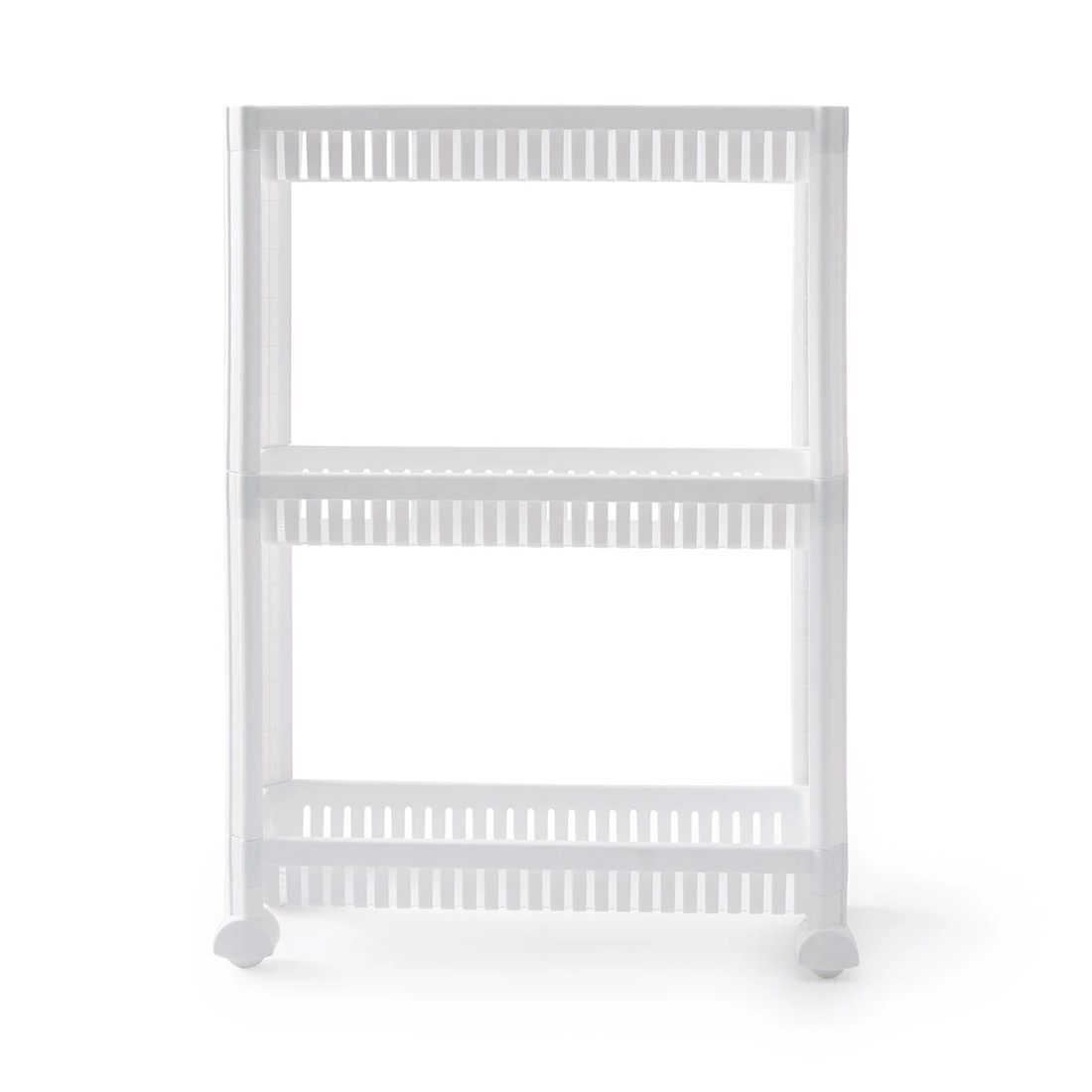 5 3 Tier Plastic Trolley - White, 5 of 10
