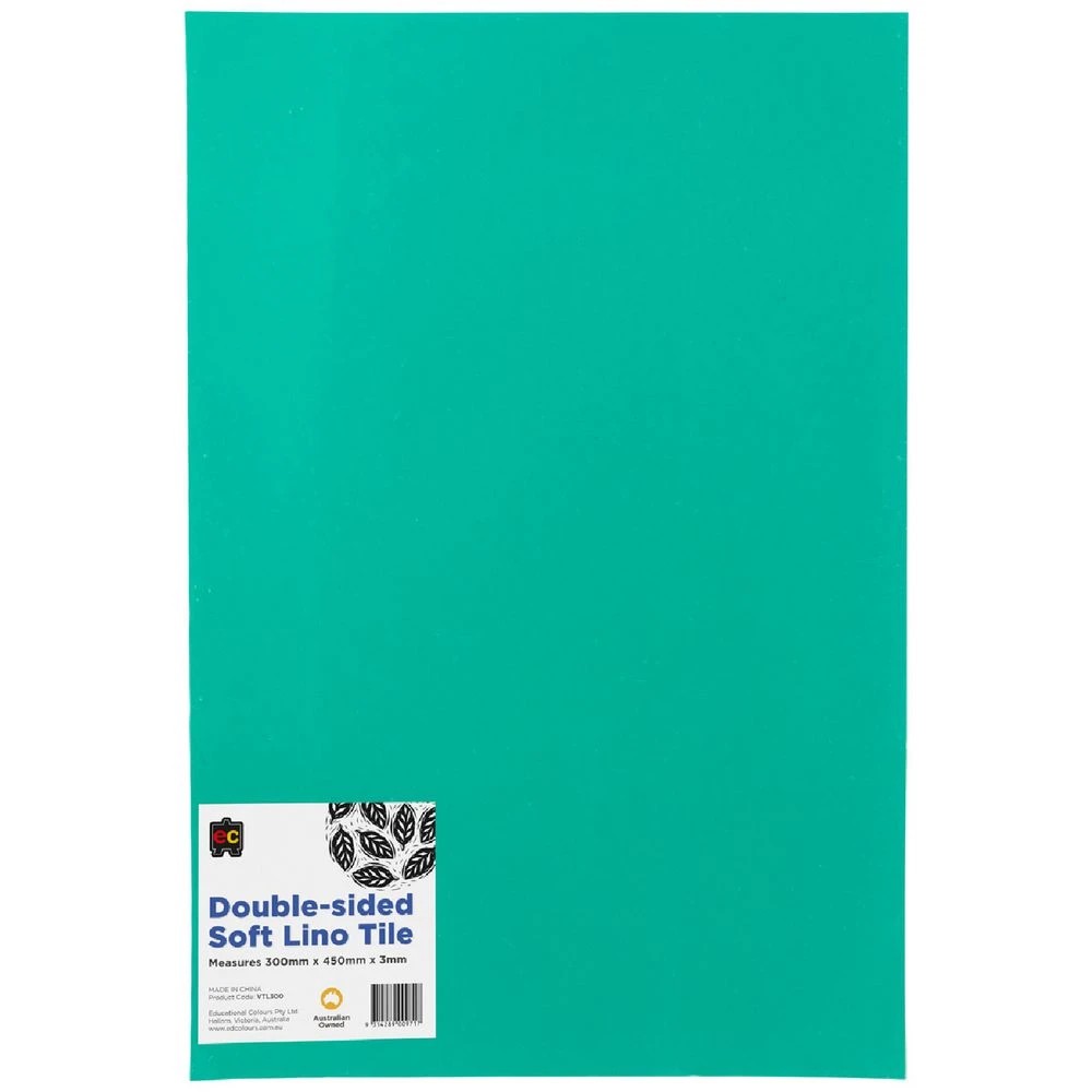 1 Educational Colours Vinyl Tile 300 x 450 mm Green, 1 of 2