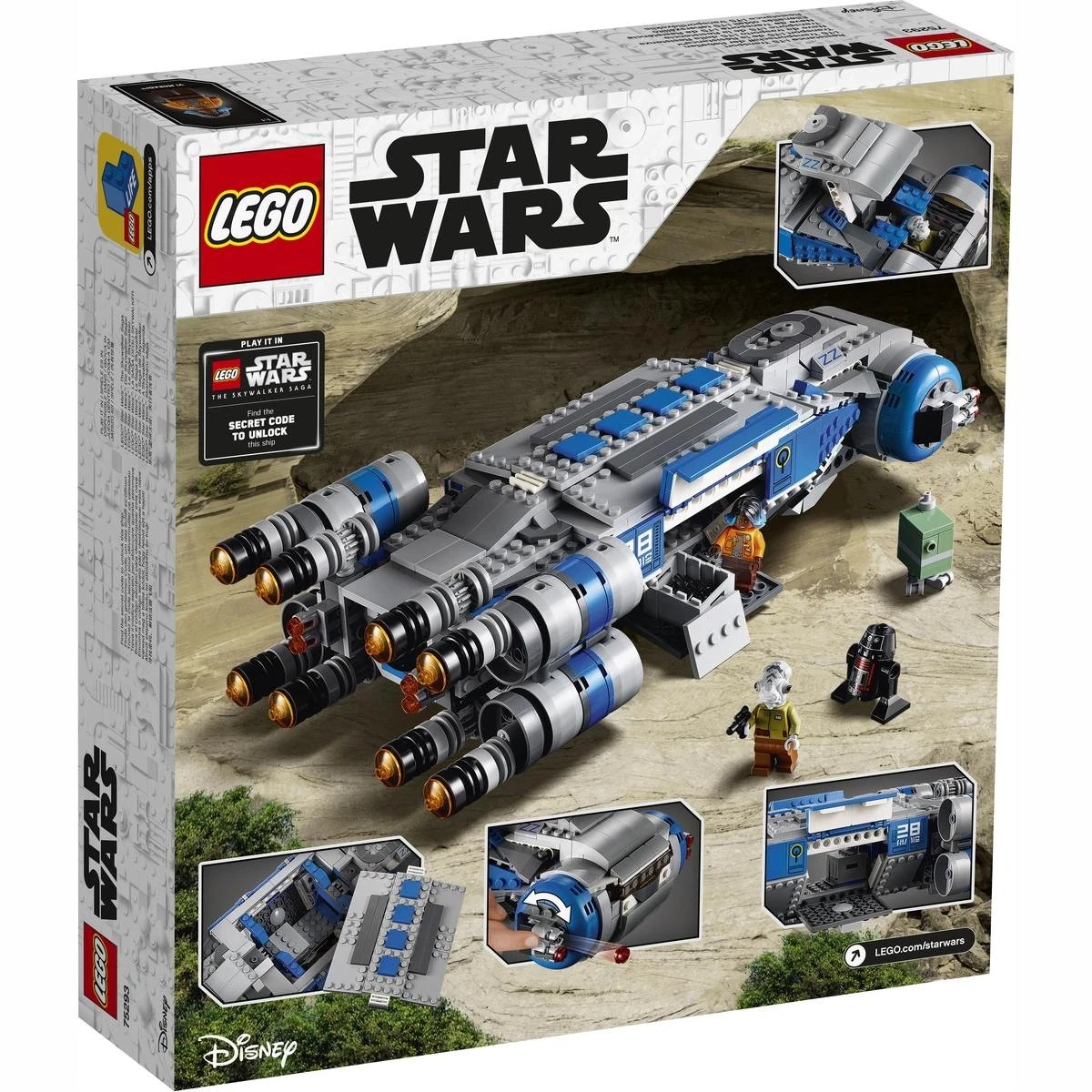 5 LEGO Star Wars Resistance I-TS Transport 75293, 5 of 10