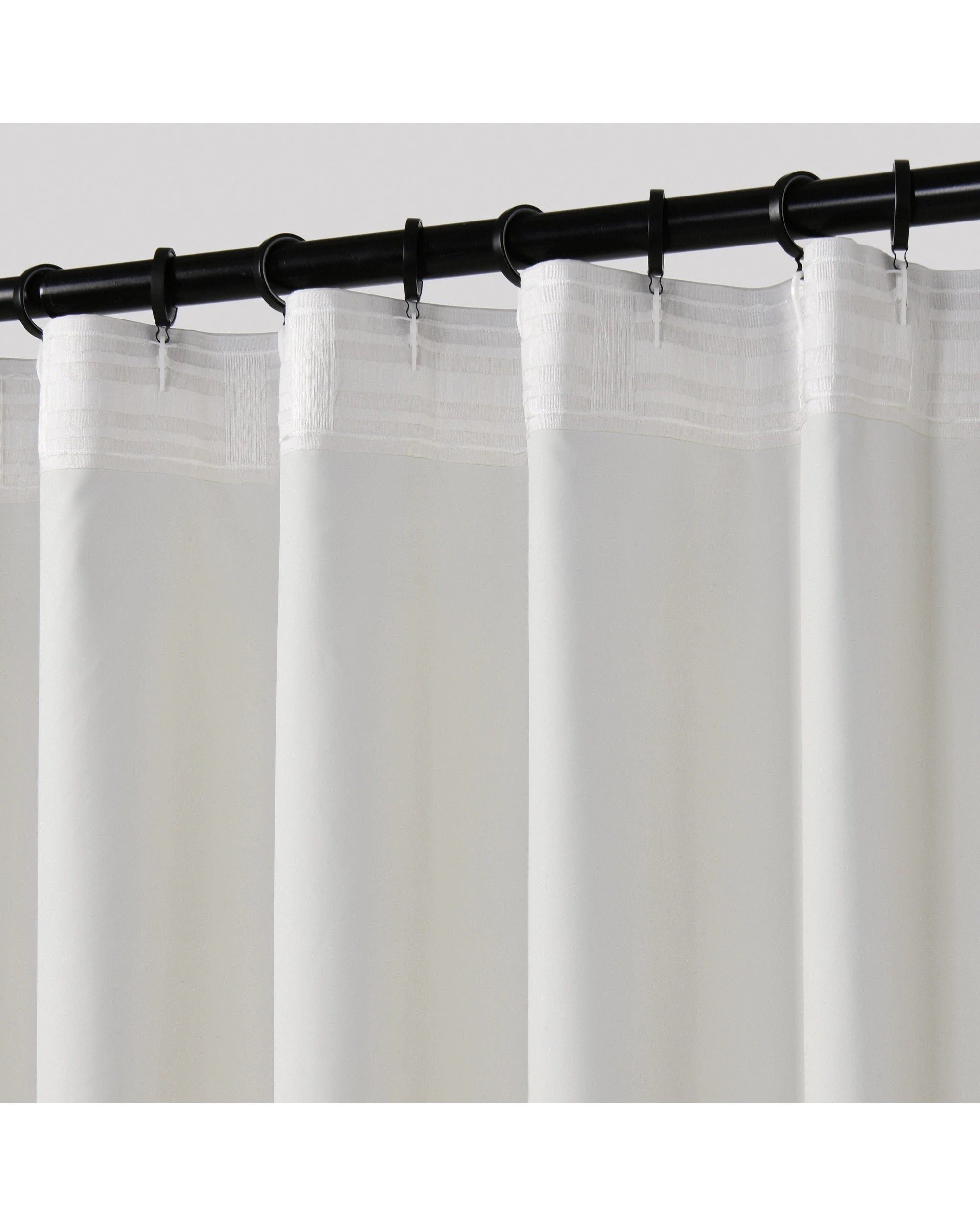 3 Sherwood Home Orlando Blockout Multi Header Curtain Pair 90x223cm - Mist, 3 of 8