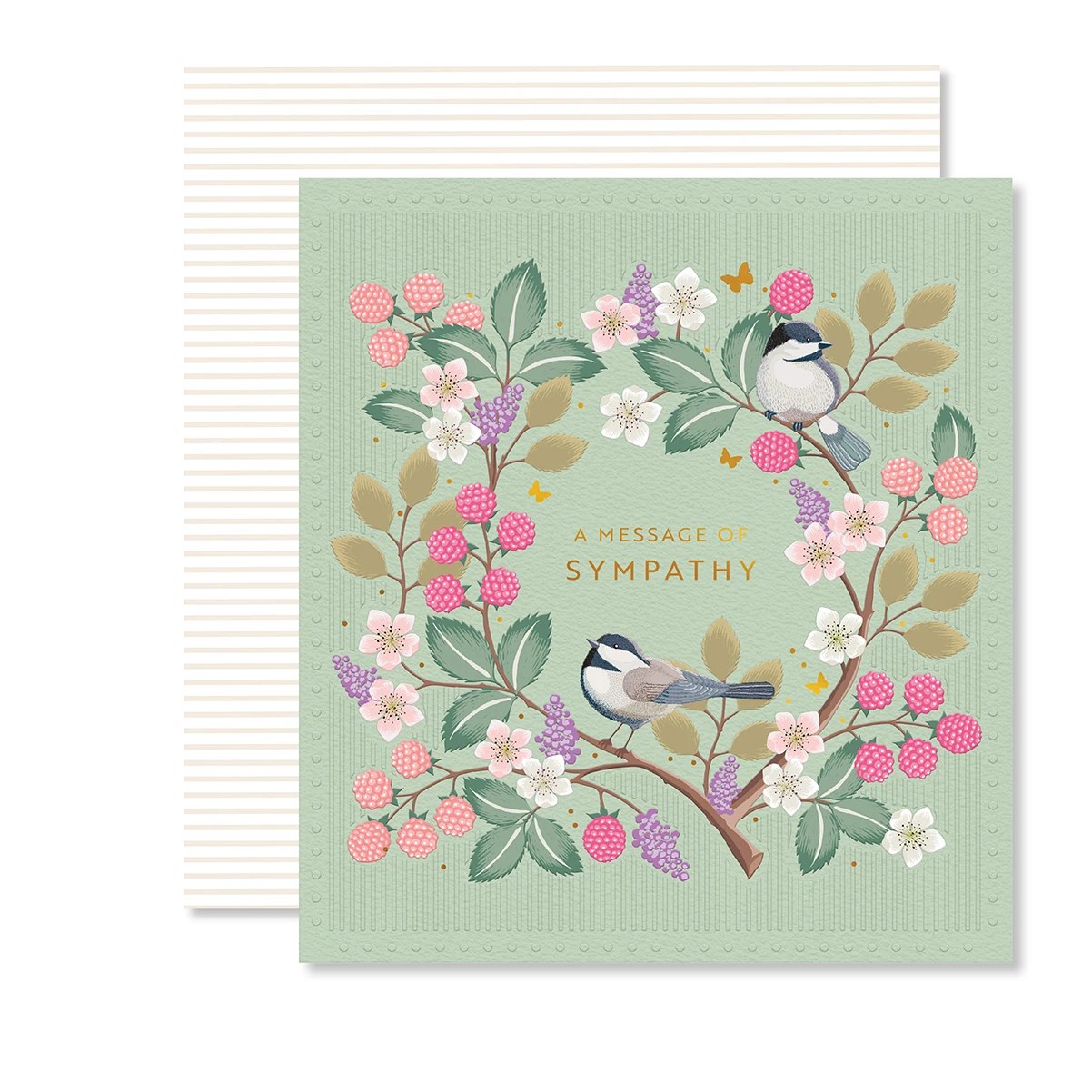 1 Hallmark Sympathy Card - Botanical, 1 of 3