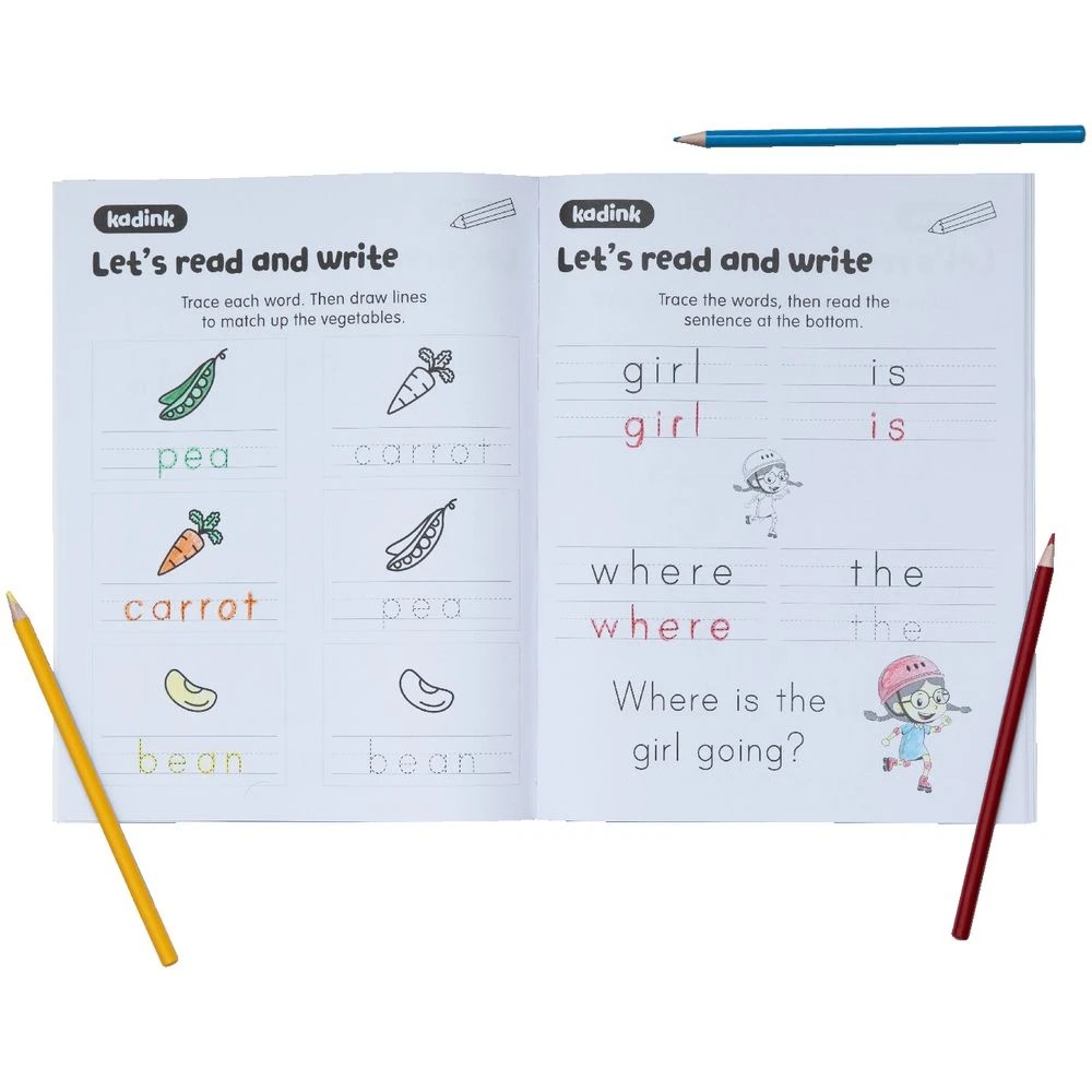 4 Kadink Workbook 48 Pages Reading and Writing, 4 of 5