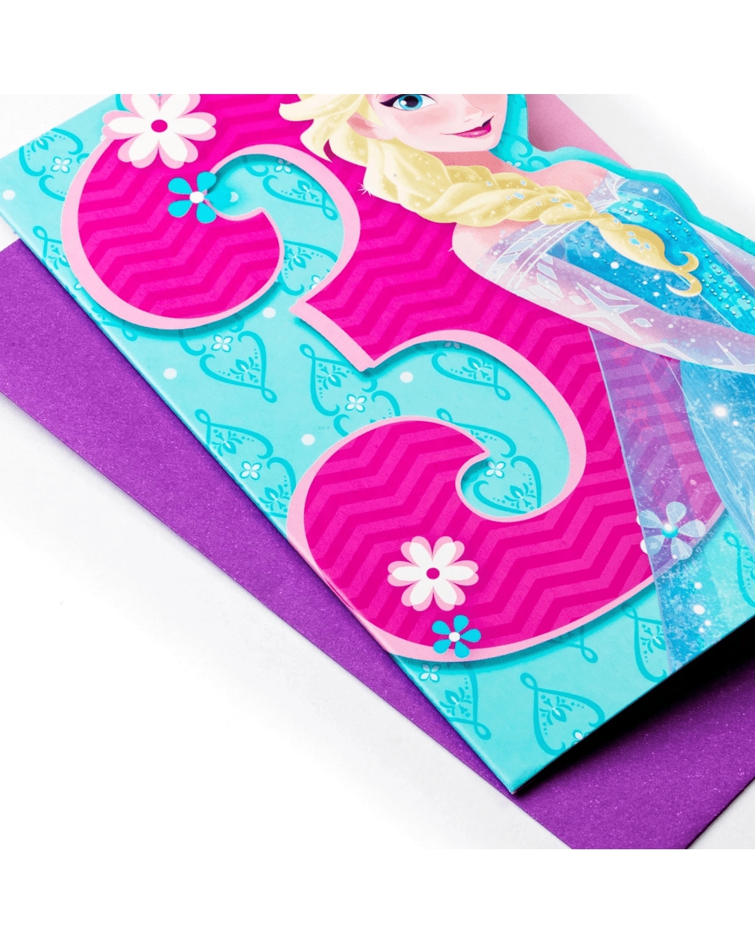 3 Hallmark Disney Frozen Elsa Birthday Card - Age 3, 3 of 3