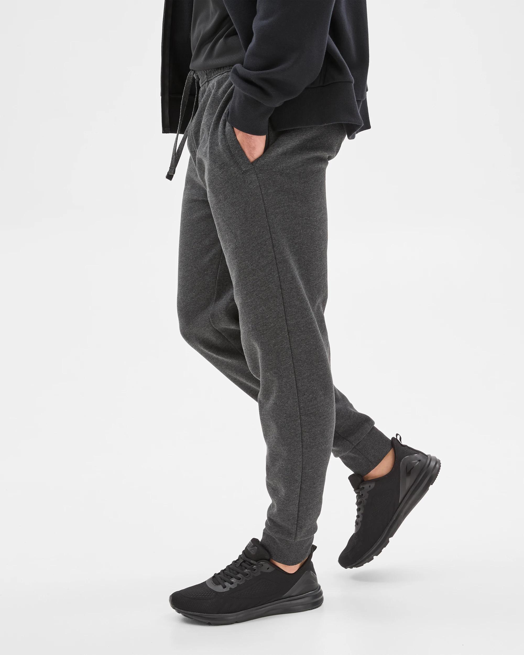 3 Target Cuffed Trackpants CHARCOAL MARLE, 3 of 5