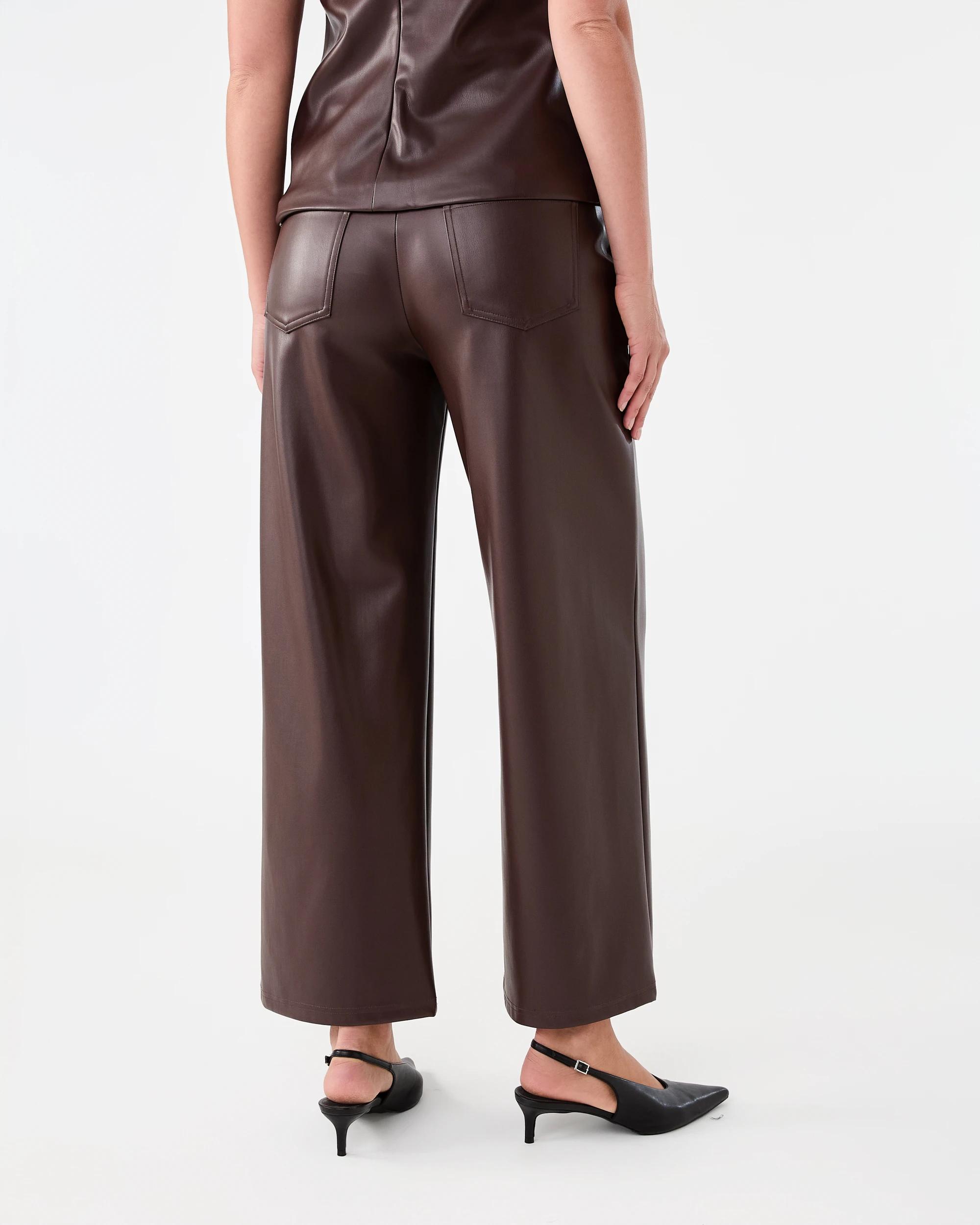 3 PU Pants Choc Plum, 3 of 7