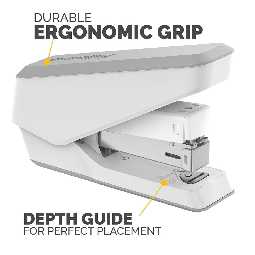 4 Fellowes LX840 EasyPress Stapler Half Strip White, 4 of 8