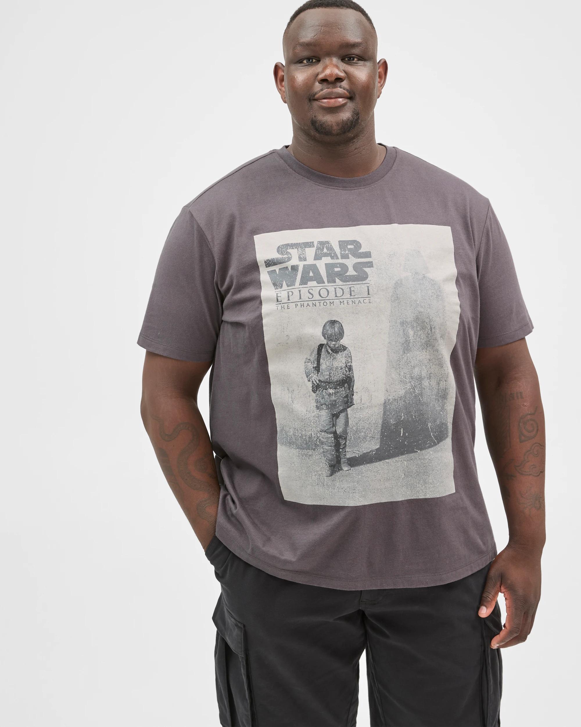 3 Disney Star Wars Plus Size Australian Cotton T-Shirt BLACK, 3 of 6