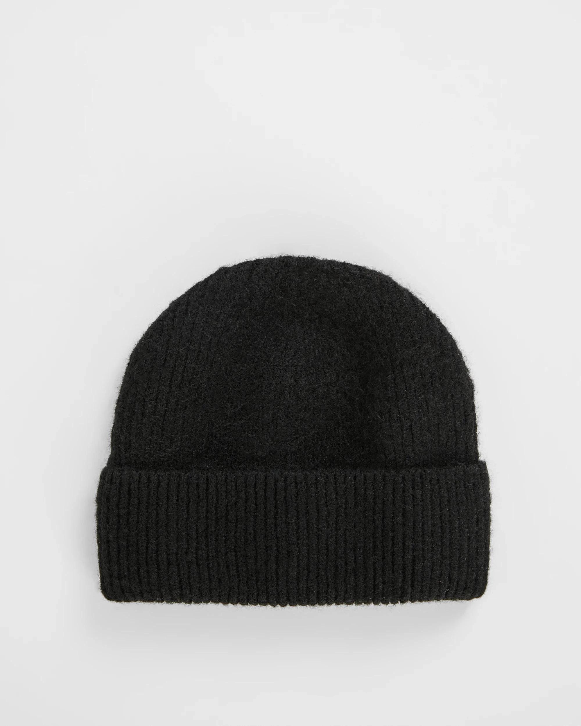 1 Target Woman Essential Knit Beanie BLACK, 1 of 1