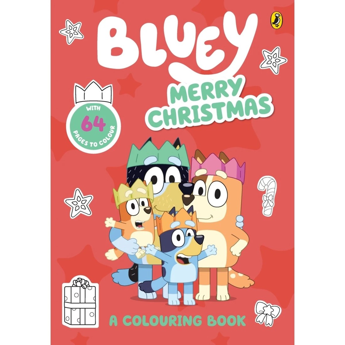 1 Bluey Merry Christmas: A Colouring Book, 1 of 3