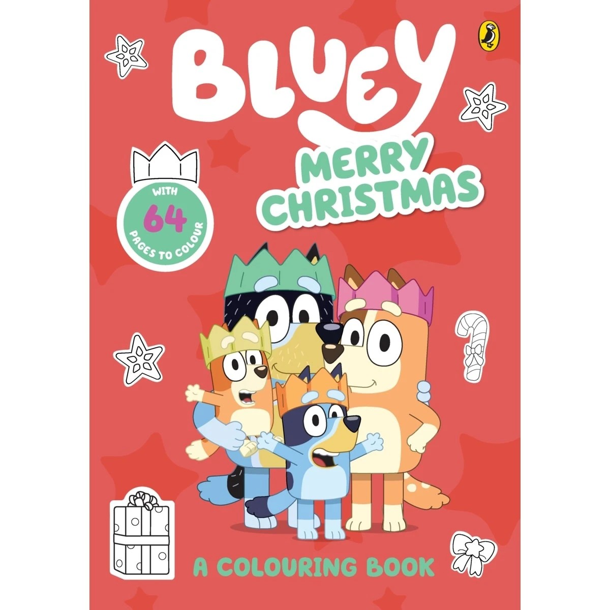 1 Bluey Merry Christmas: A Colouring Book, 1 of 3