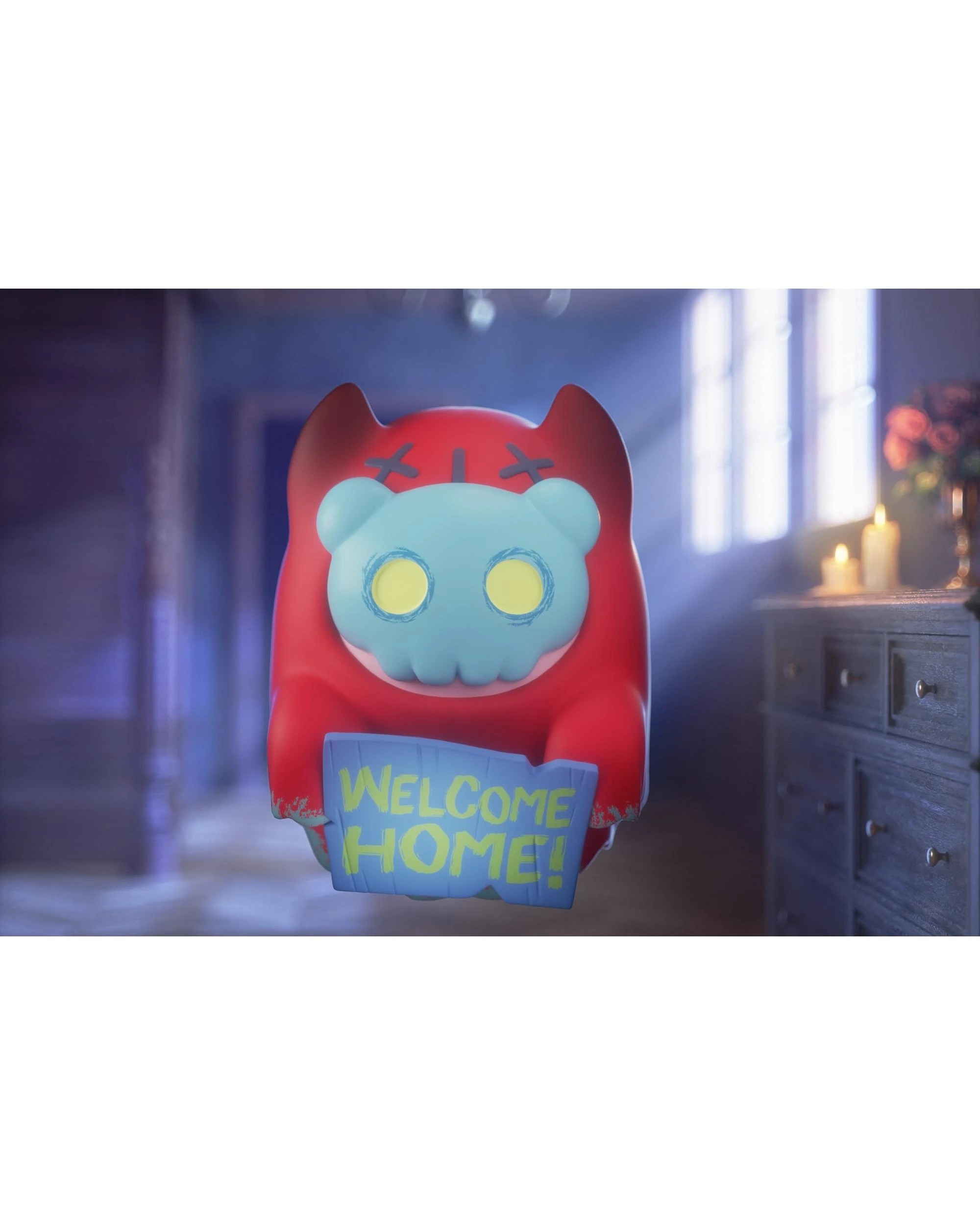 9 Finding Unicorn ShinWoo Ghost Bear House Series Figure Blind Box, 9 of 10