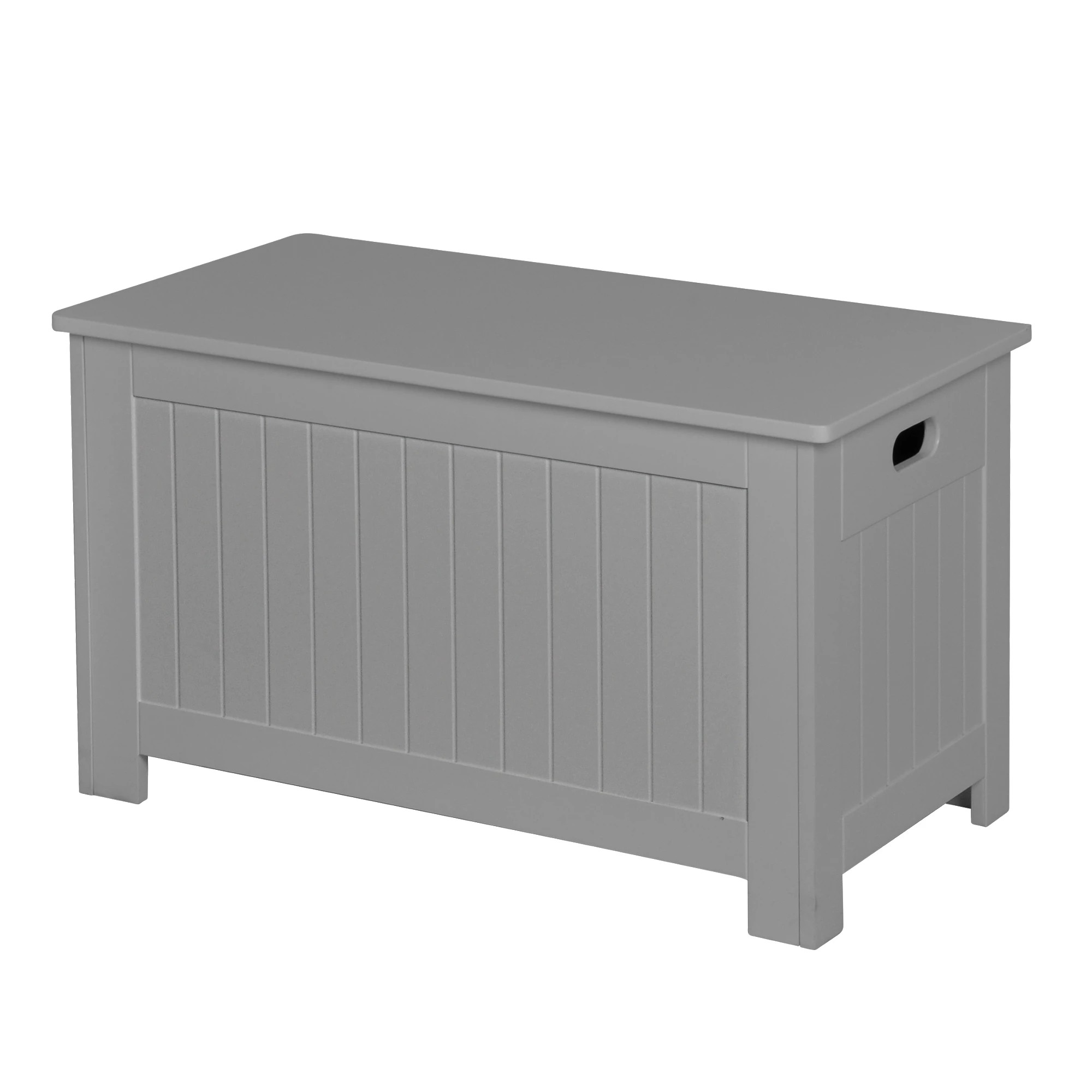 2 Levede Kids Toy Box Storage Chest Cabinet Container Clothes Organiser Grey, 2 of 7