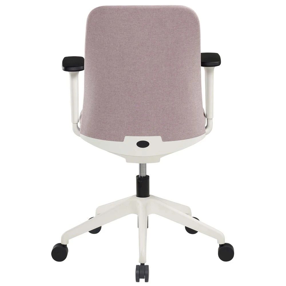 4 Pago Nest Home Office Ergonomic Medium Back Chair Pink Ergonomic Chairs and Desk Chairs, 4 of 10