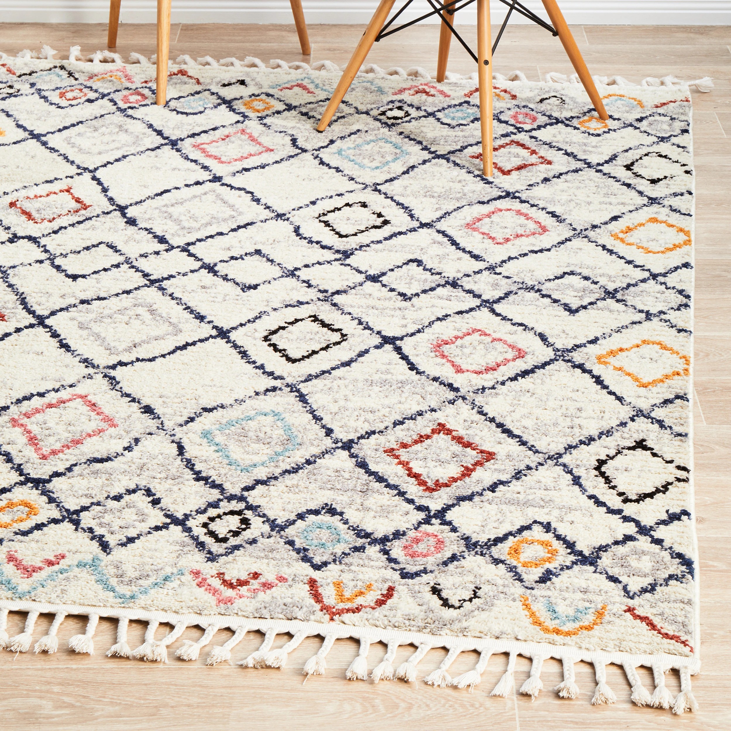 3 Common Ground Rugs Medina 666 400x300cm - Extra Extra Large Shag Rug - Natural, 3 of 8