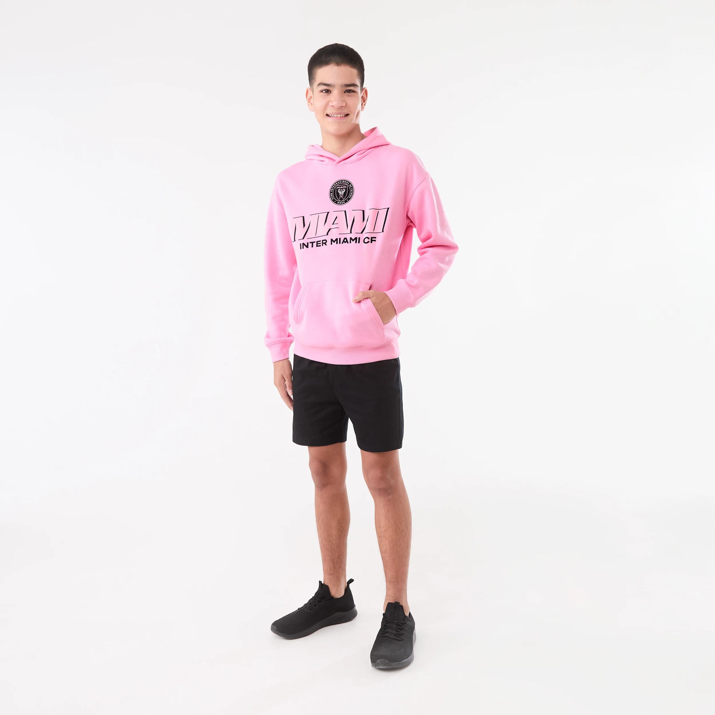 5 Official Inter Miami Youth Hoodie INTER MIAMI PINK, 5 of 6