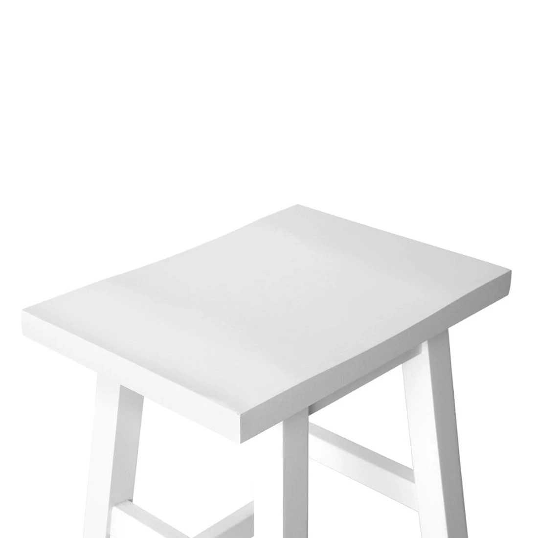 8 Artiss 2x Bar Stools Kitchen Chairs - White, 8 of 8