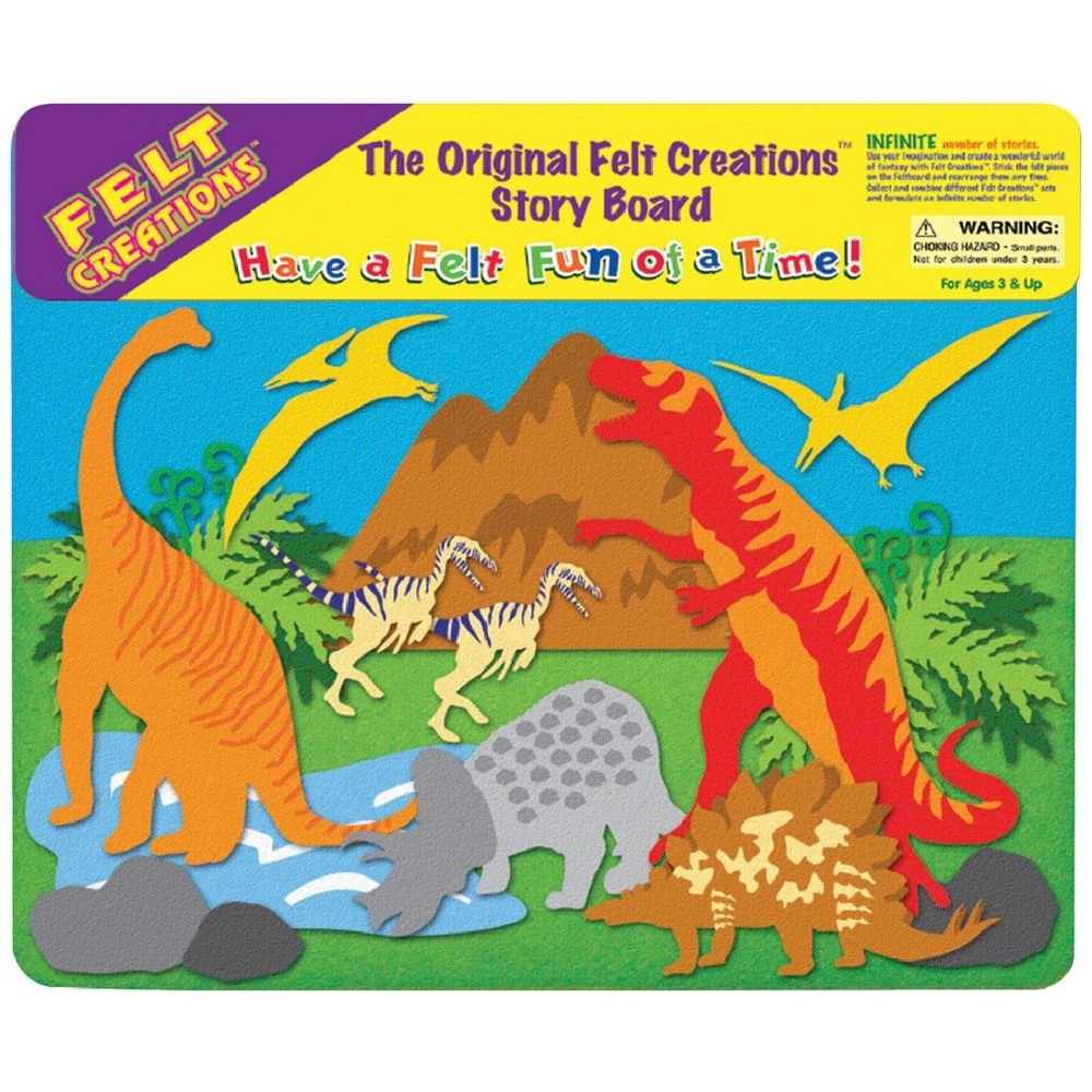 1 Felt Creations Dinosaurs Storyboard Set, 1 of 1