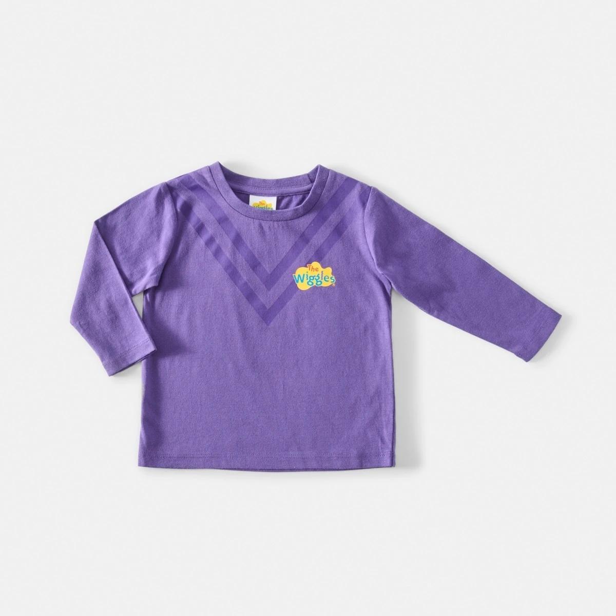 1 Wiggles License Dress Up Skivvy Top Purple Wig, 1 of 3