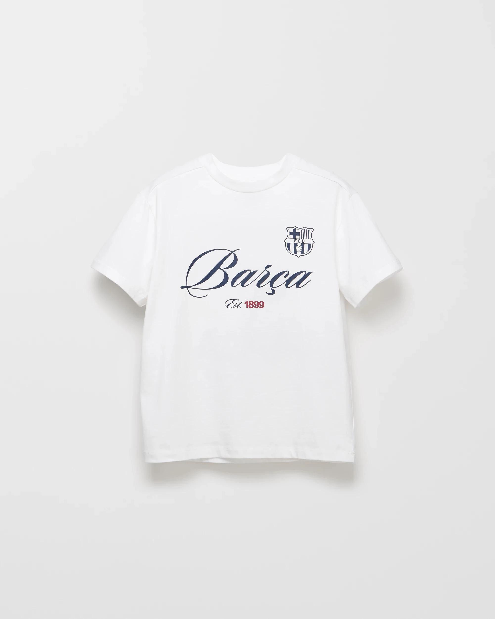 5 UEFA Champions League Barcelona T-shirt WHITE, 5 of 7