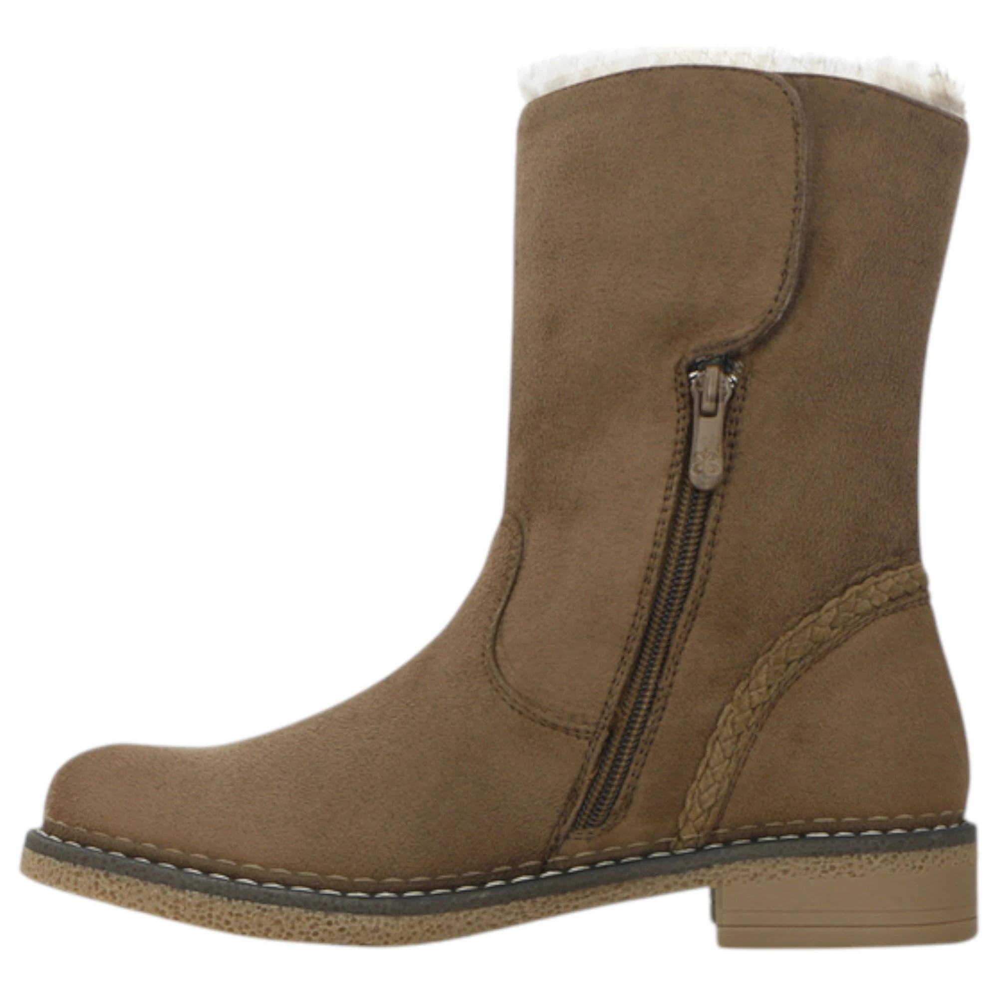 3 Bellissimo Womens Walsh Shoes Dress Winter Boots TAUPE, 3 of 6