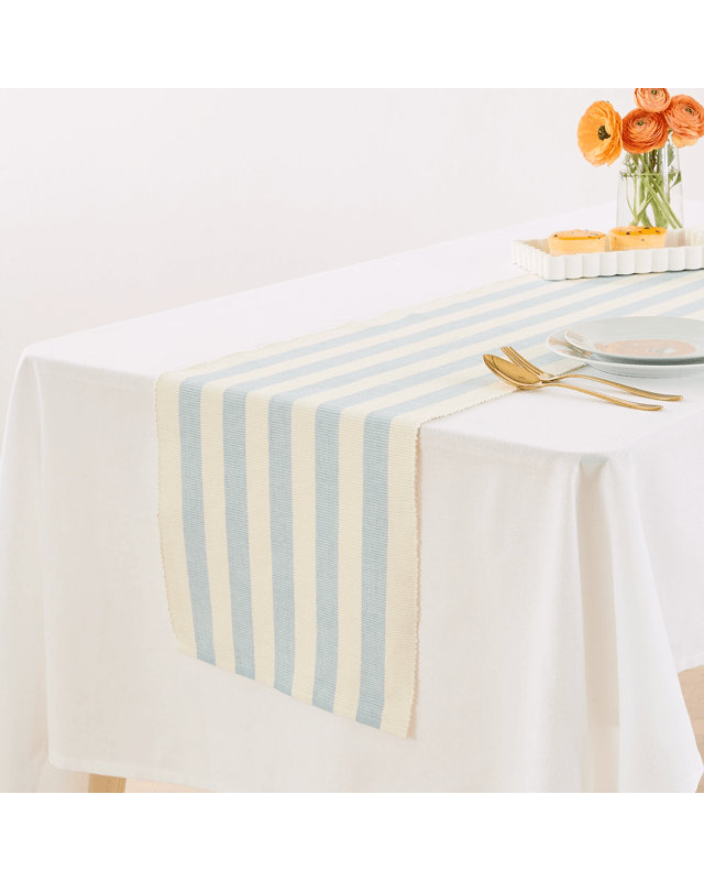Blue Stripe Table Ru