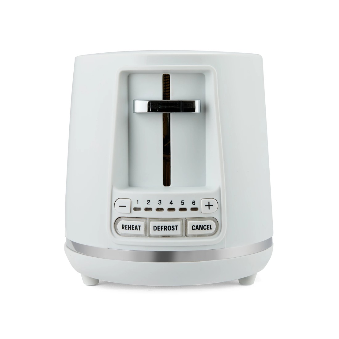 4 4 Slice Long Slot Toaster - White, 4 of 8
