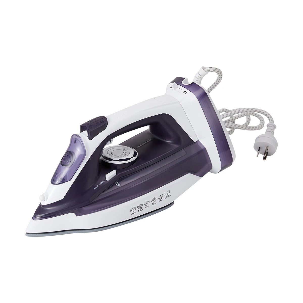 1 Cordless Steam Iron - Grey, 1 of 9