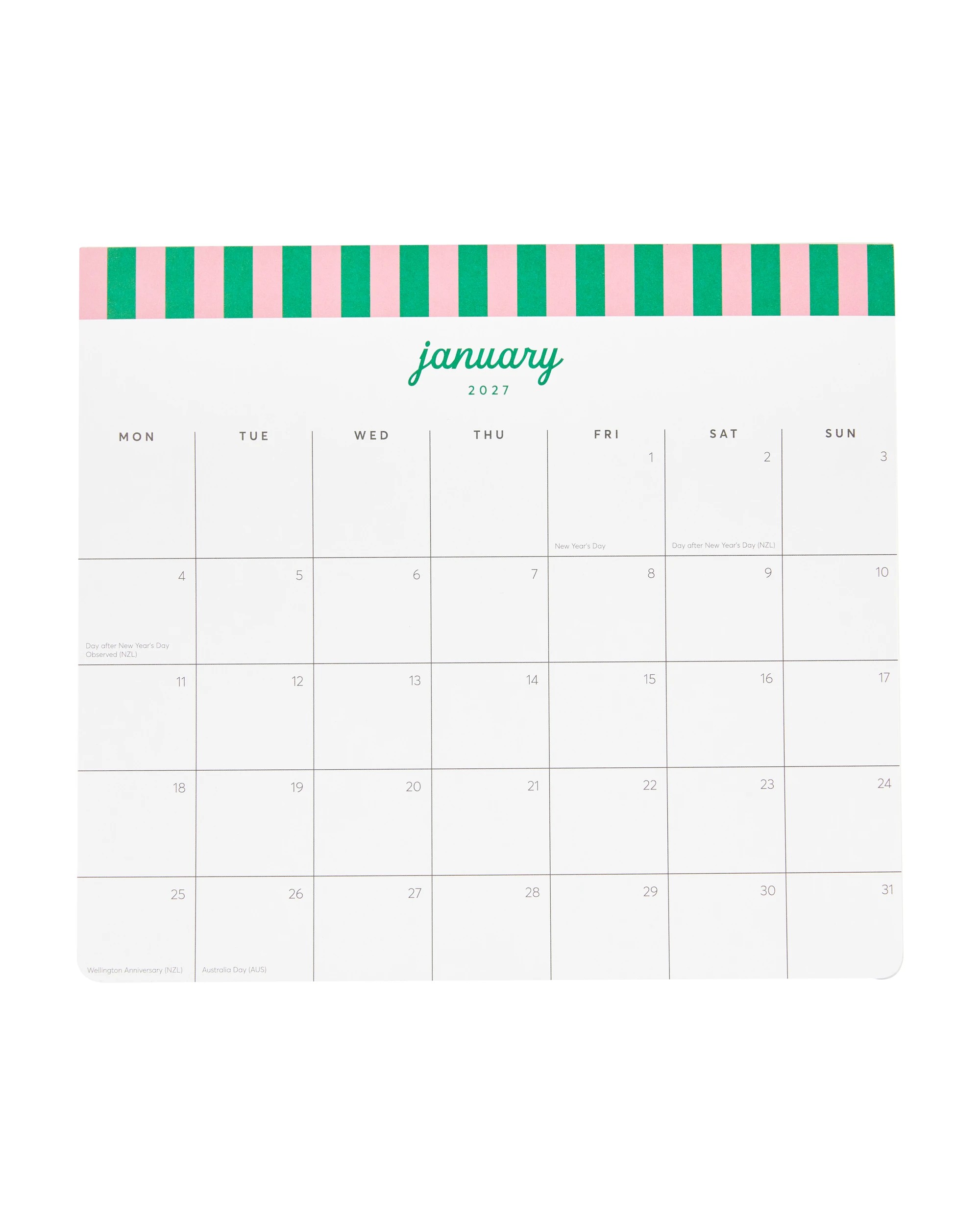 1 2027 Magnetic Stripe Calendar, 1 of 5