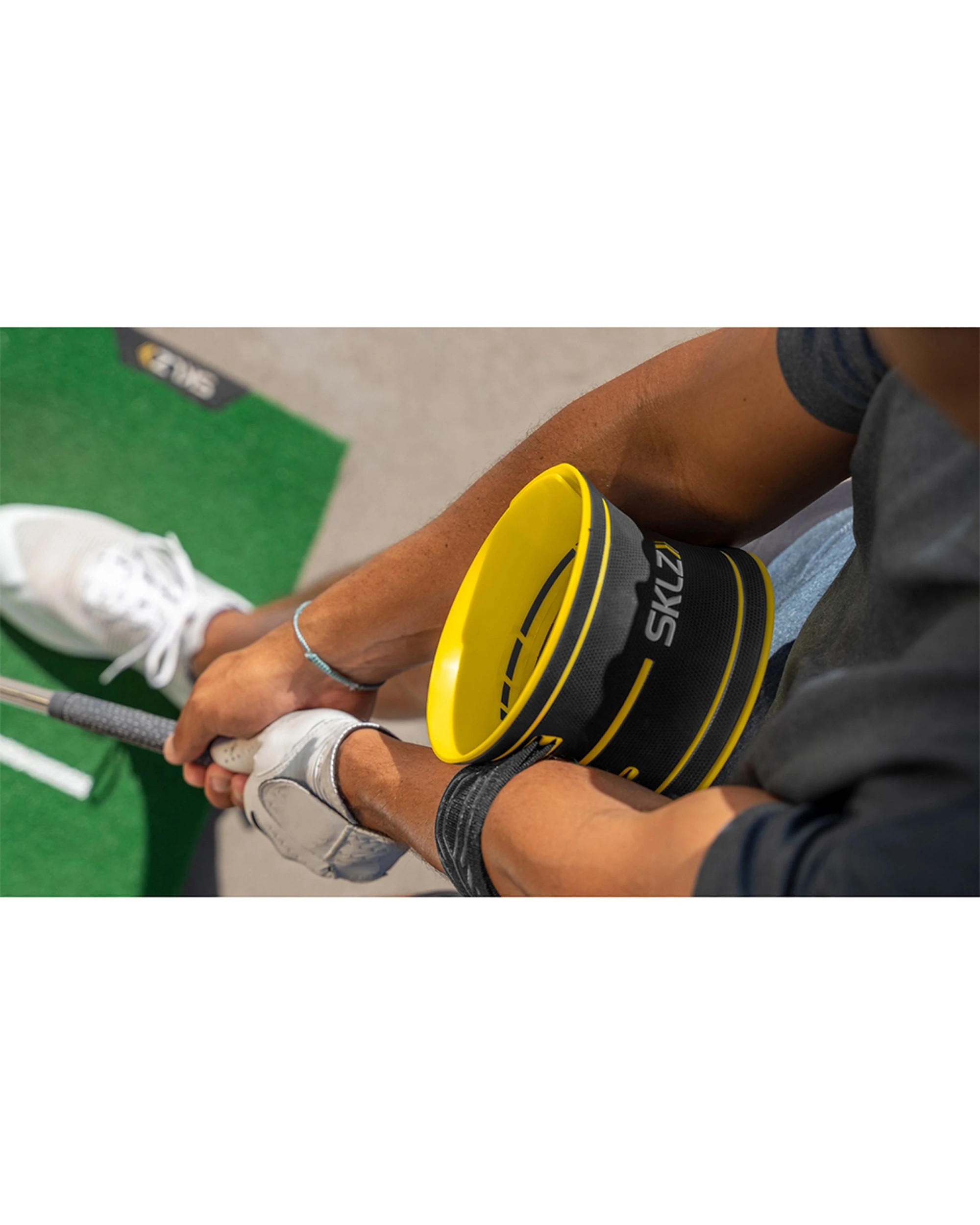 7 Sklz Shallow Shot Golfer Body Arm Sync Device Training Alignment Guide - Yellow, 7 of 8
