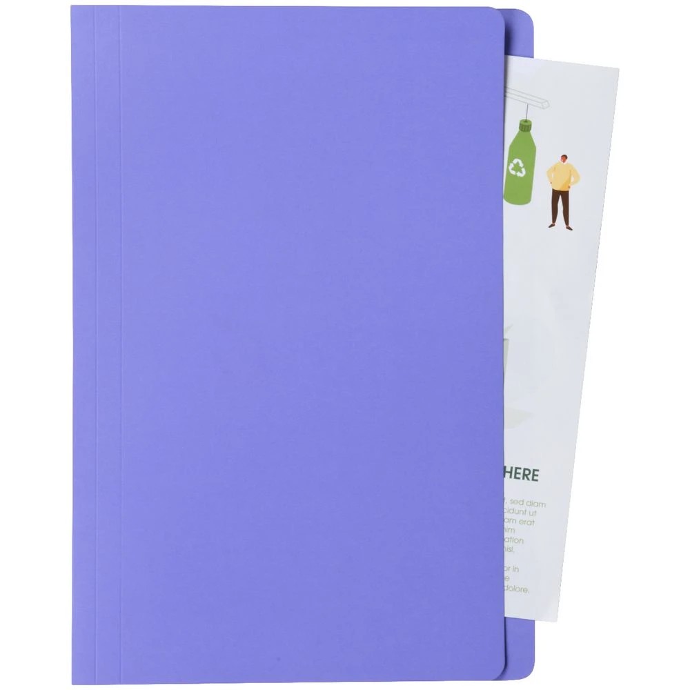 3 J.Burrows Manila Folder Foolscap Purple, 3 of 3