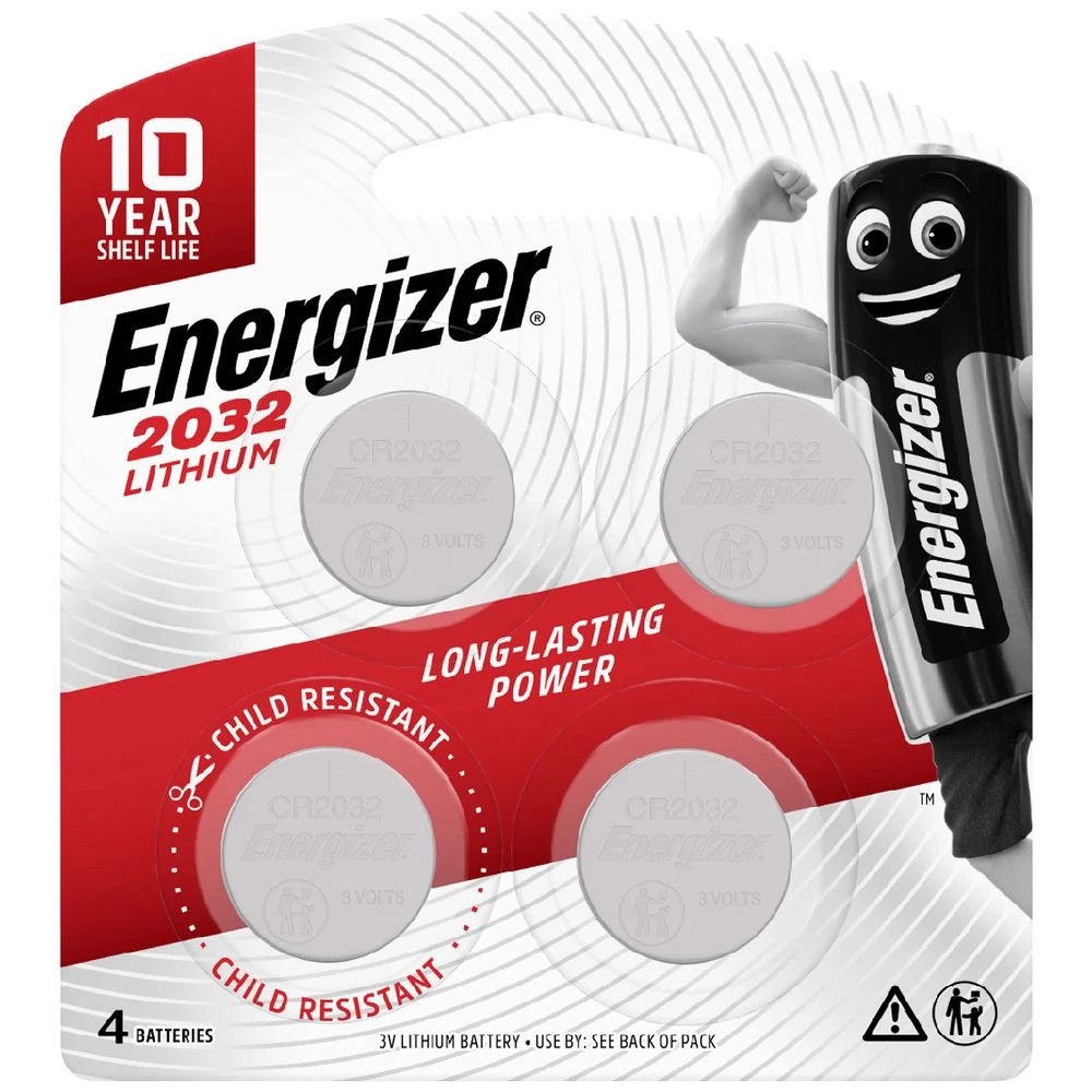 1 Energizer 2032 Lithium Coin Battery 4 Pack, 1 of 1