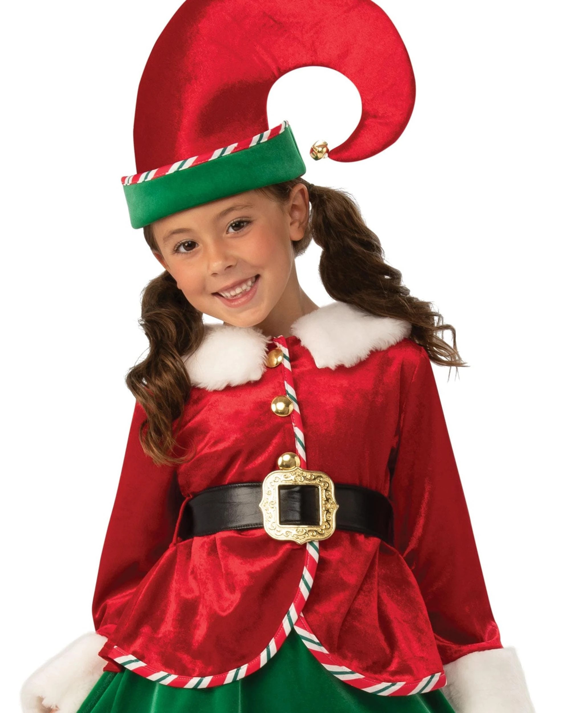 2 Elf Deluxe Child Girl Costume Size 8-10 Years, 2 of 4