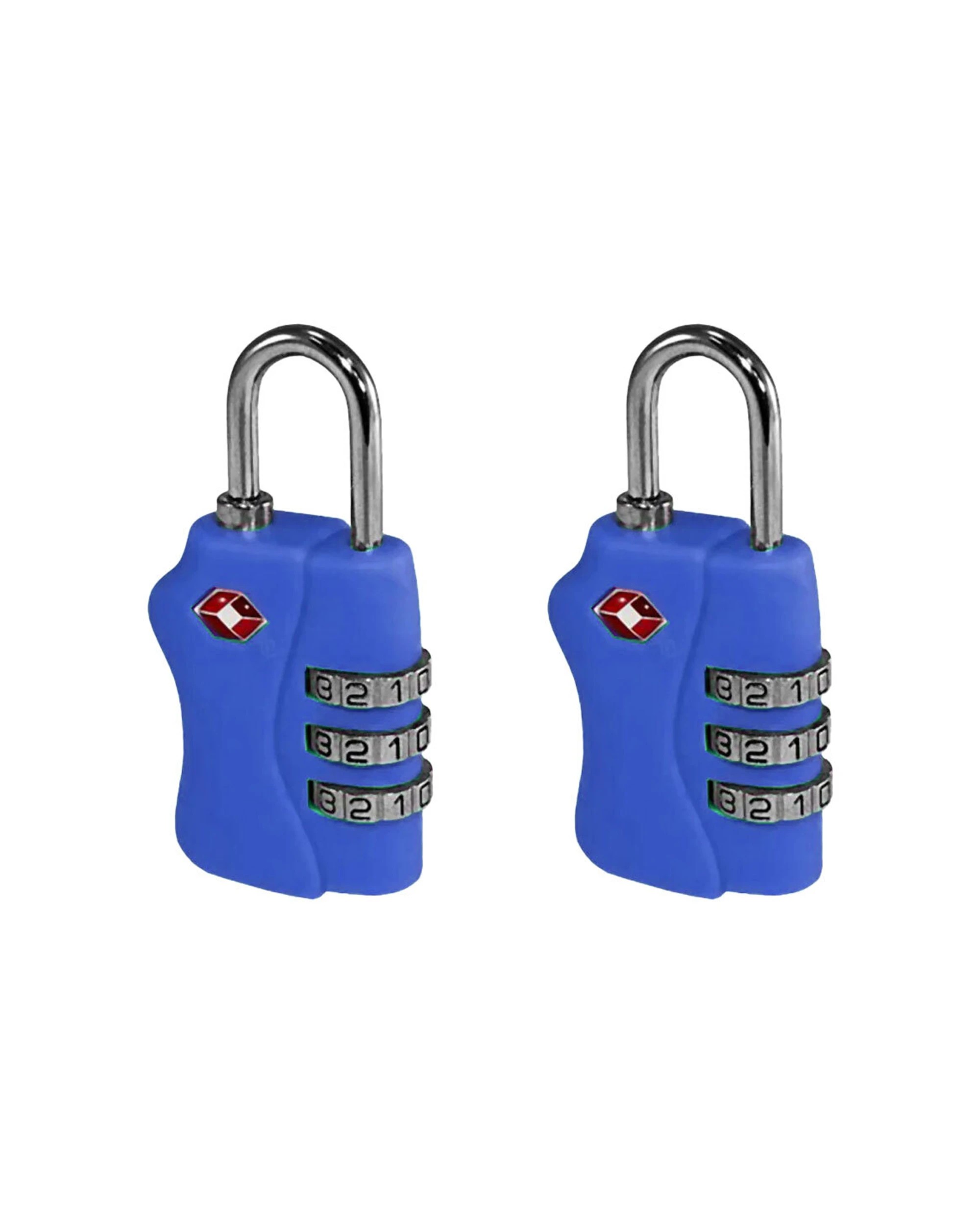1 Tosca 2Pk Tsa Approved Luggage Bag Combination Lock - Blue, 1 of 1