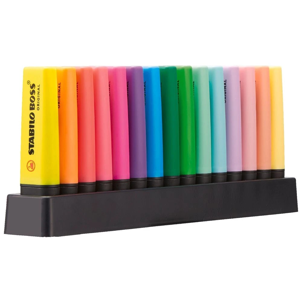 2 Stabilo Boss Highlighters Desk Set Assorted 15 Pack, 2 of 3