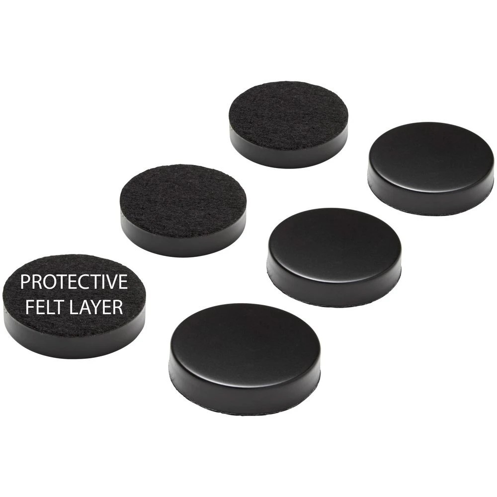 2 J.Burrows Super Strong Round Magnets Black 6 Pack, 2 of 2