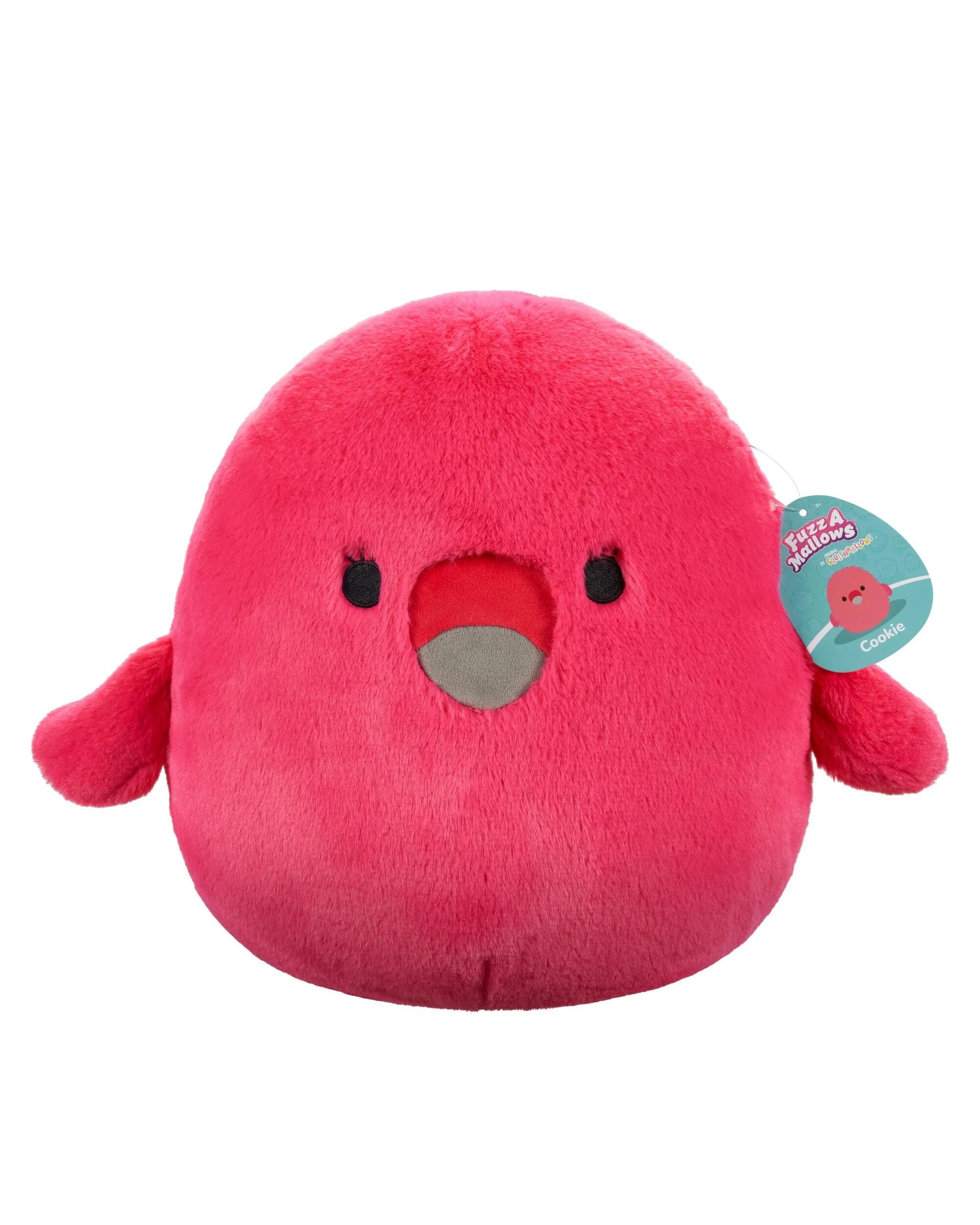 1 Squishmallows Fuzzamallows Cookie the Flamingo 12 inch Plush - Pink, 1 of 5