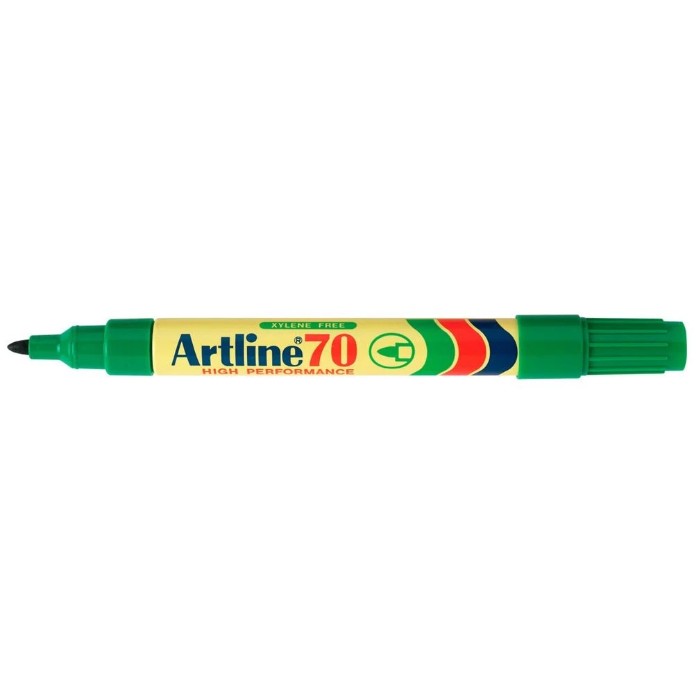 1 Artline 70 Permanent Marker Green, 1 of 2