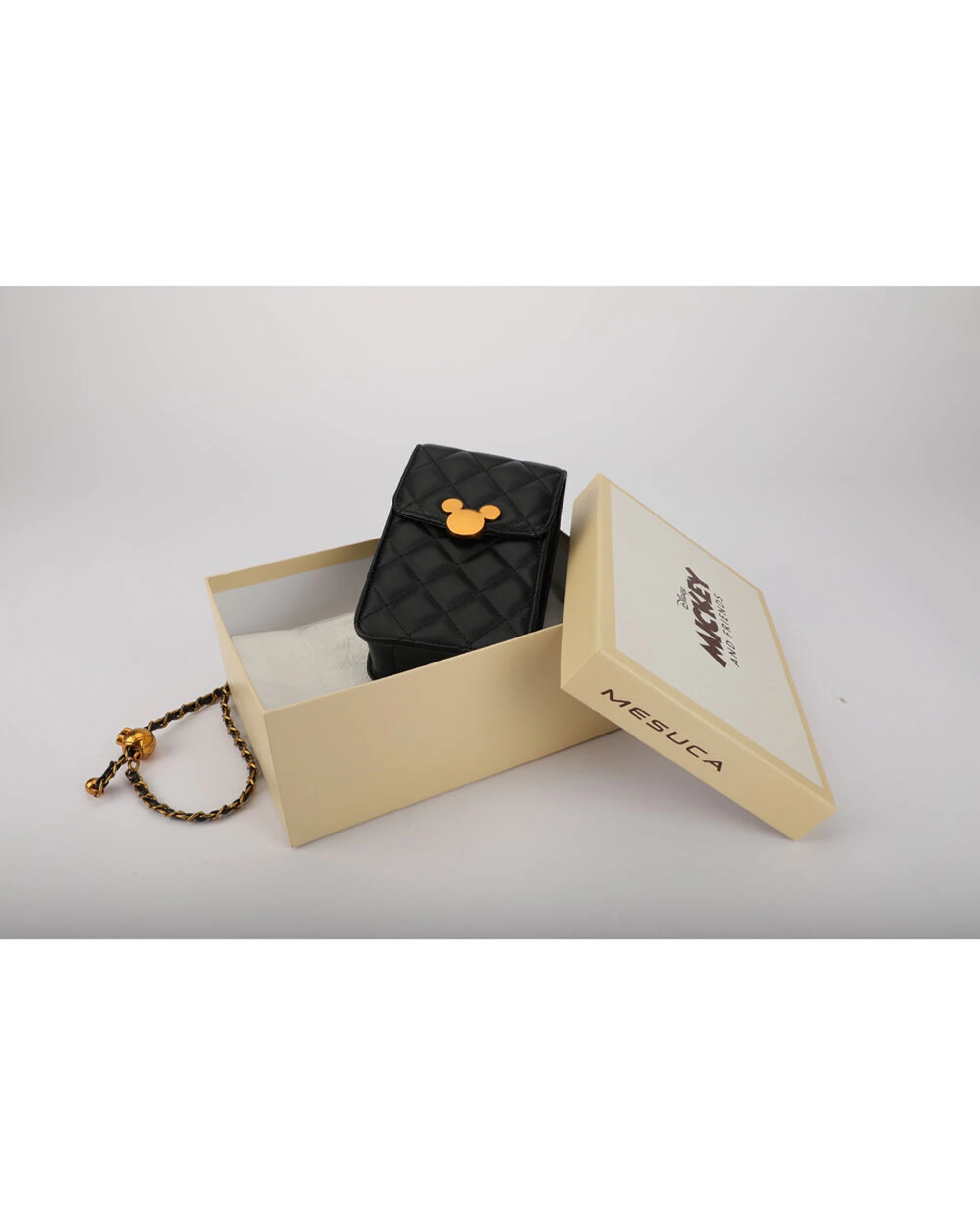 2 Disney Mickey Quilted Utility Handbag Phone Bag - Black, 2 of 6