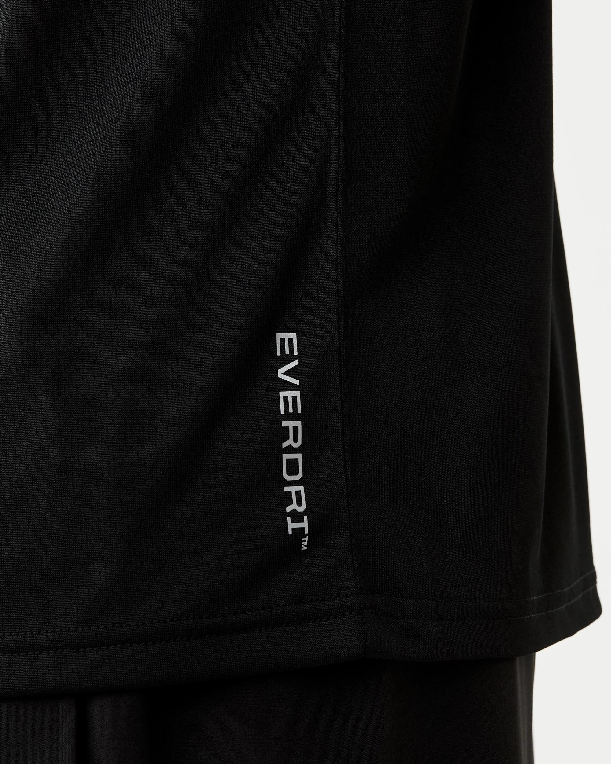 7 Everlast Mens Tech Long Sleeve Training T‑shirt Black, 7 of 9