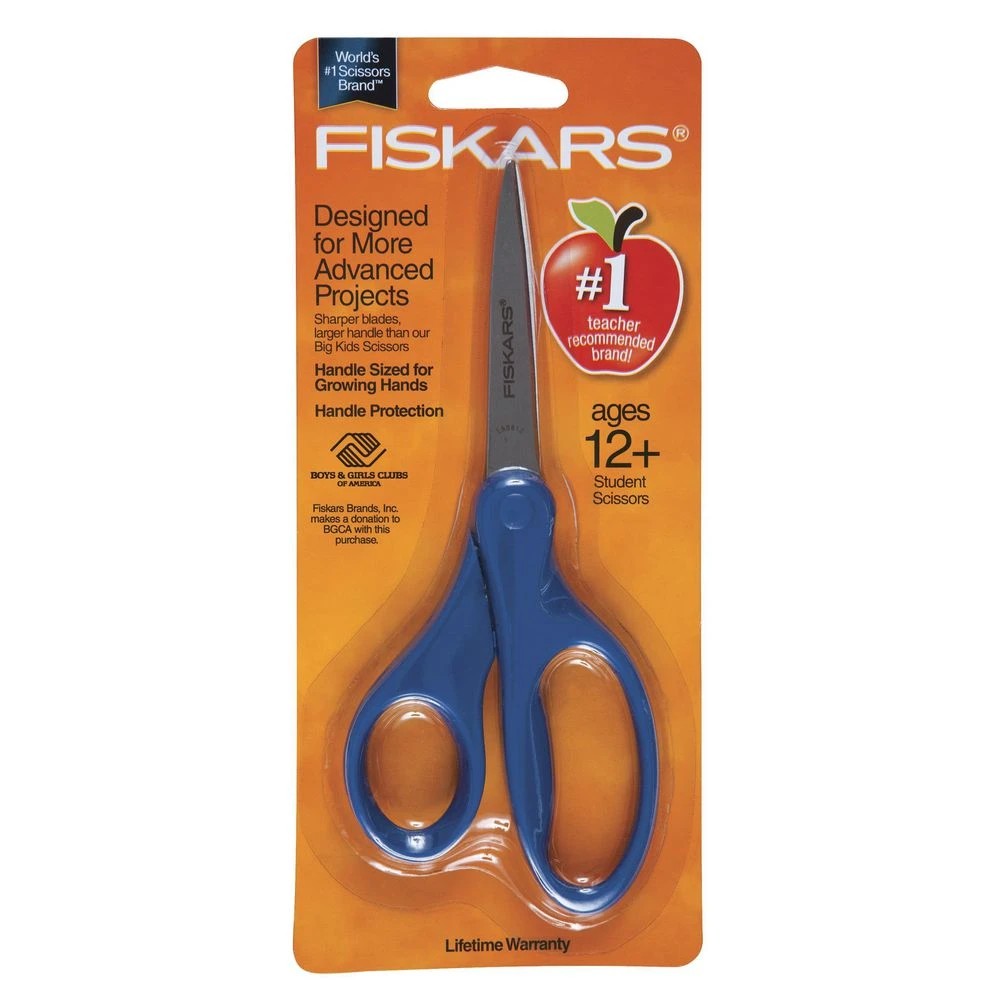 8 Fiskars Student Scissors Assorted 7", 8 of 10
