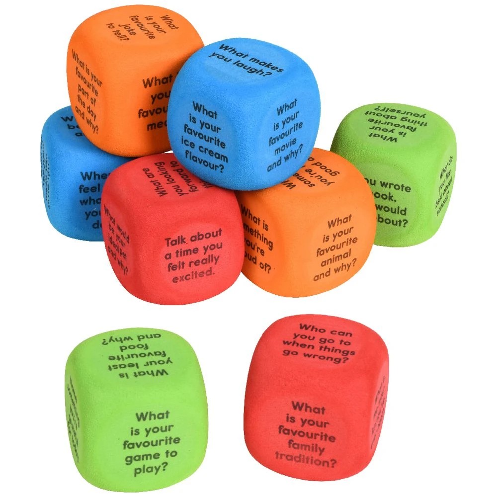 4 Kadink Conversation Activity Dice Jar 8 Pieces, 4 of 4