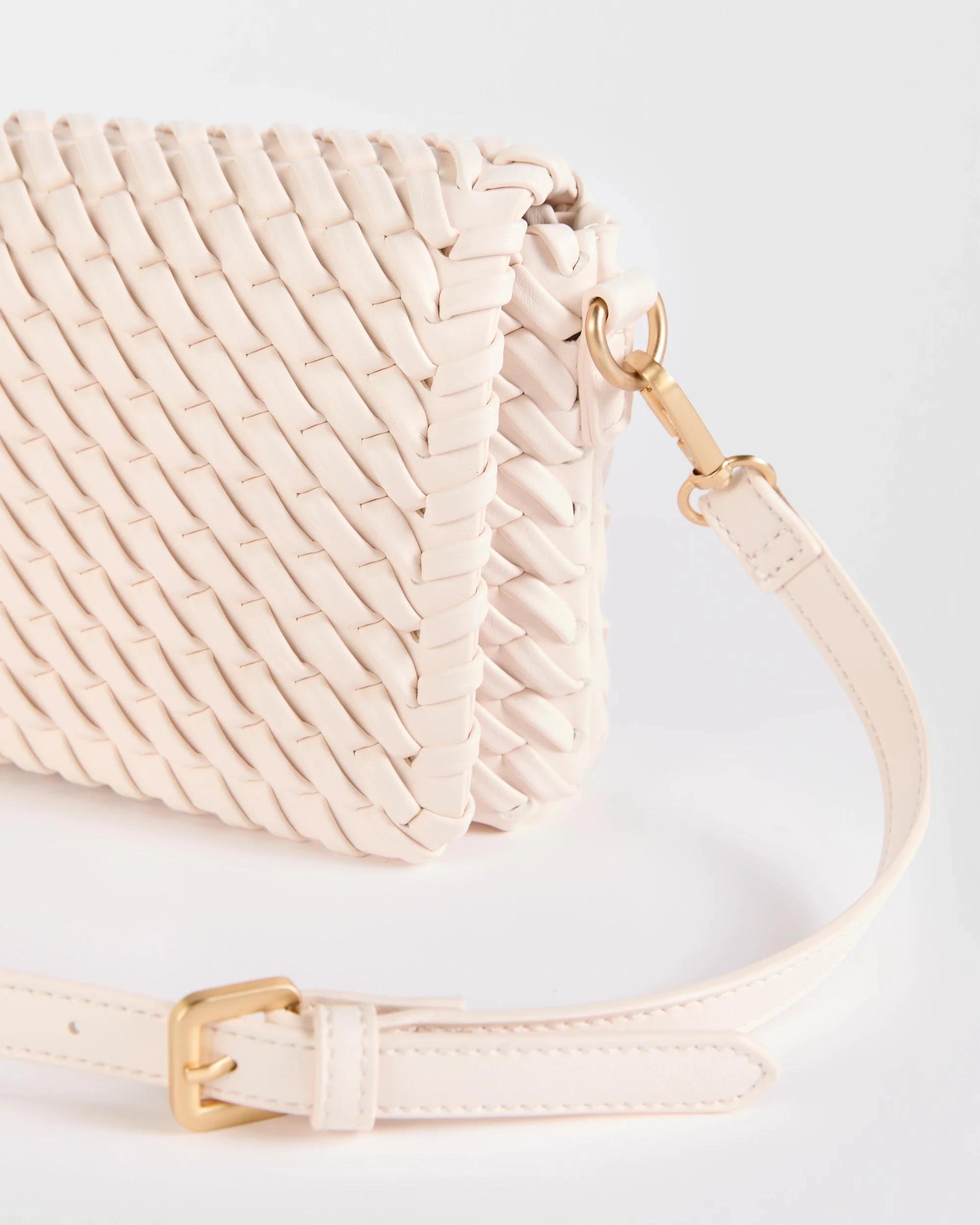 2 Target PU Weave Crossbody Bag CREAM, 2 of 2