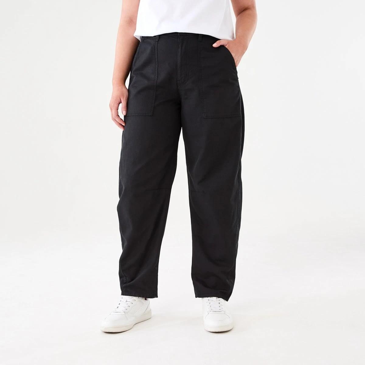 1 Barrel Pants BLACK, 1 of 5