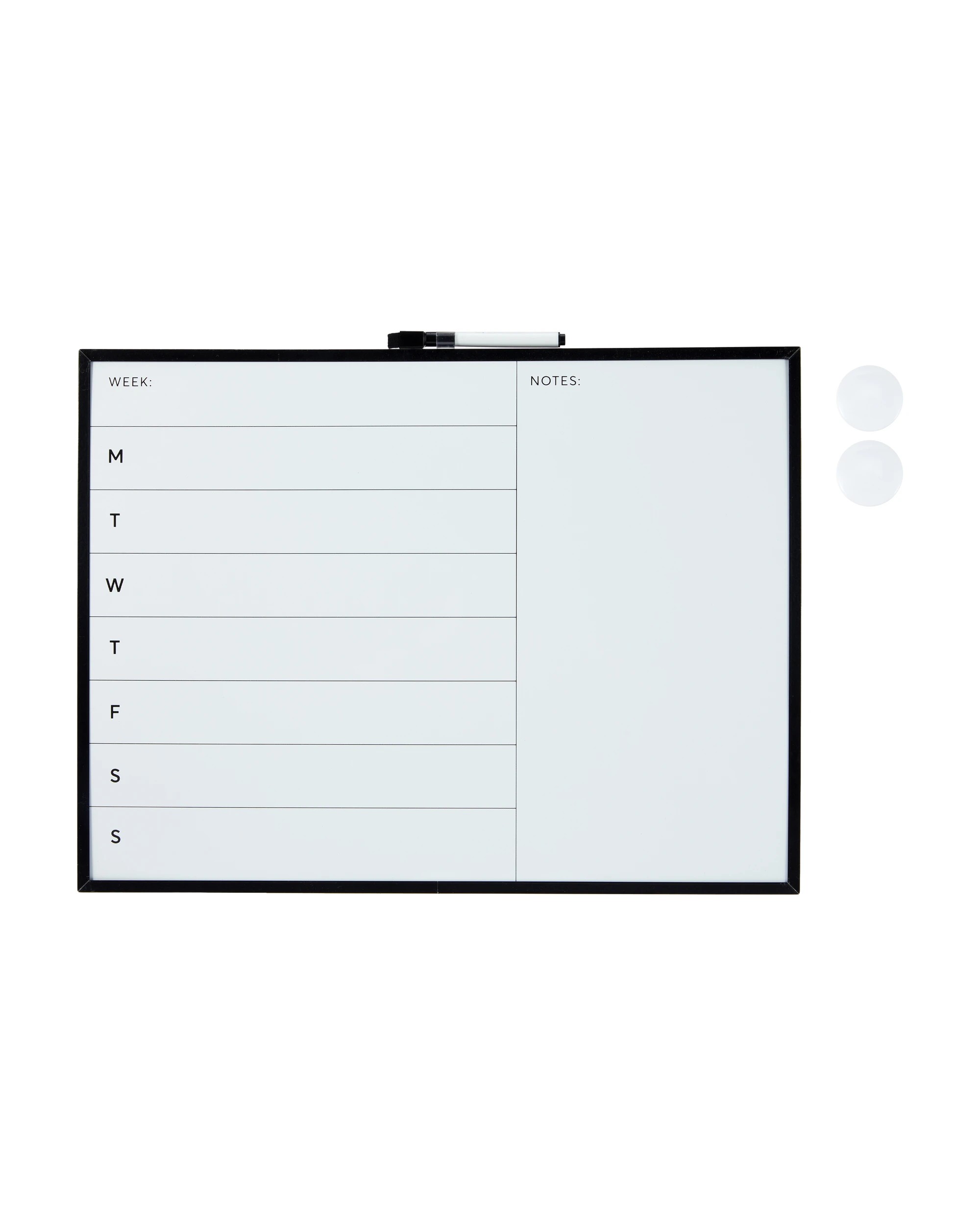 1 Magnetic Weekly Whiteboard 37cm x 49cm, 1 of 5