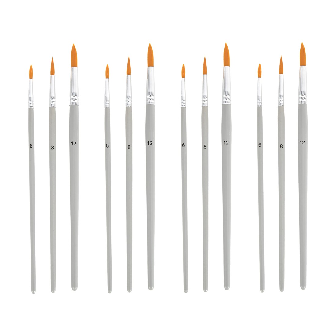 2 12 Piece Brush Set - Round, 2 of 3